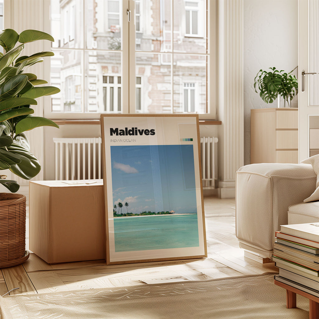Maldives Art Print