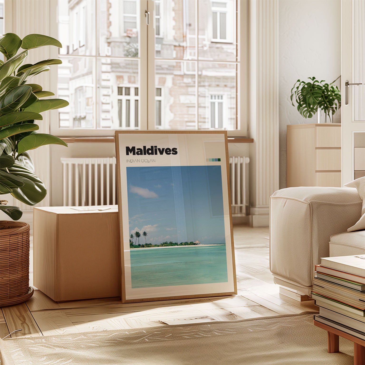 Maldives Art Print