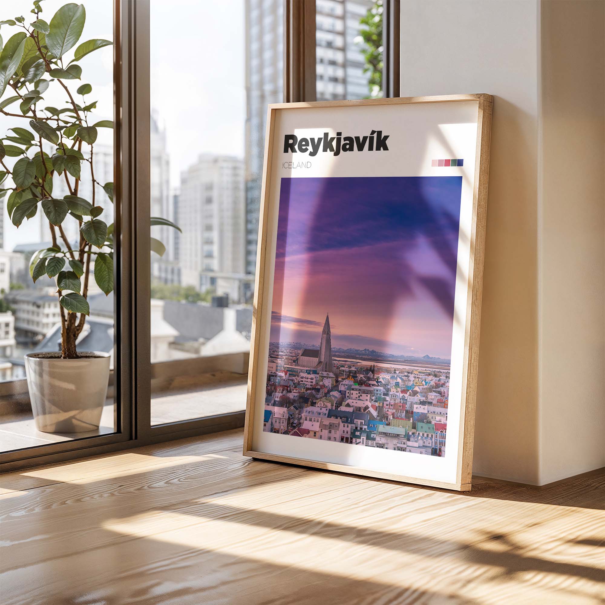 Reykjavik Art Print