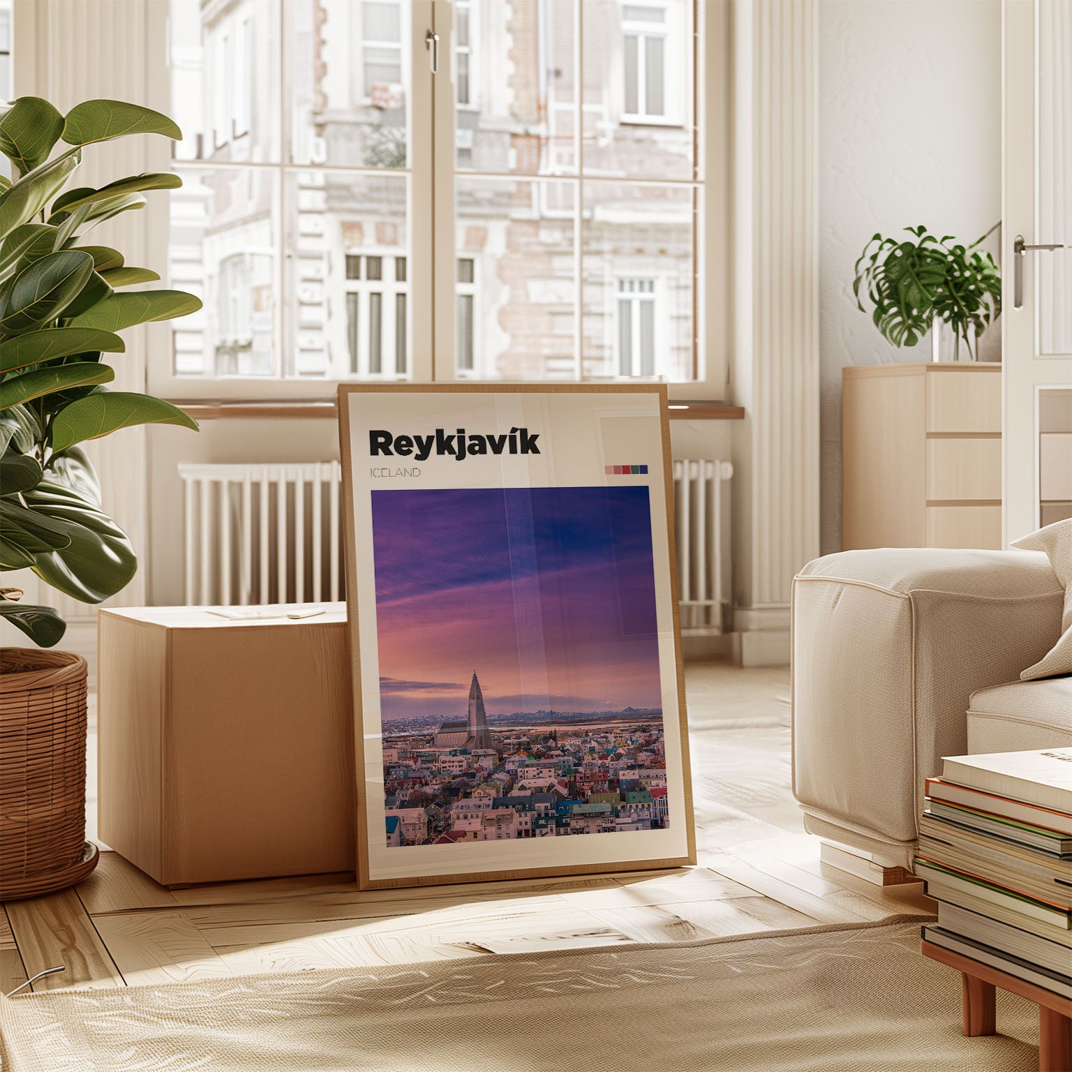 Reykjavik Art Print
