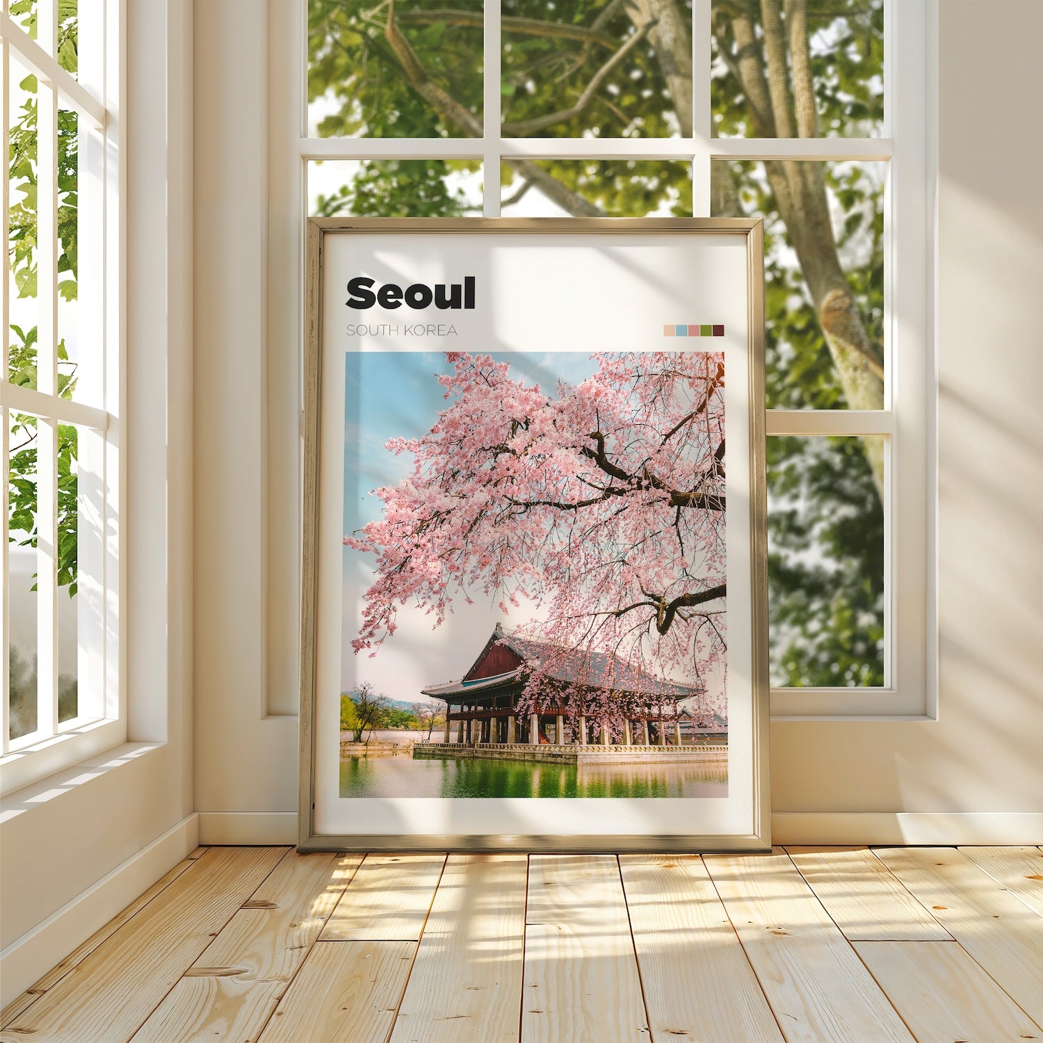 Seoul Lake Art Print