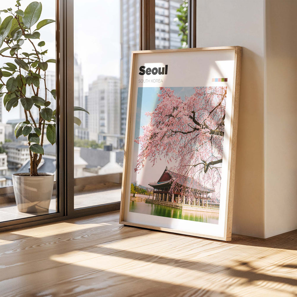 Seoul Lake Art Print