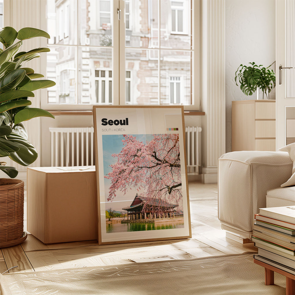 Seoul Lake Art Print