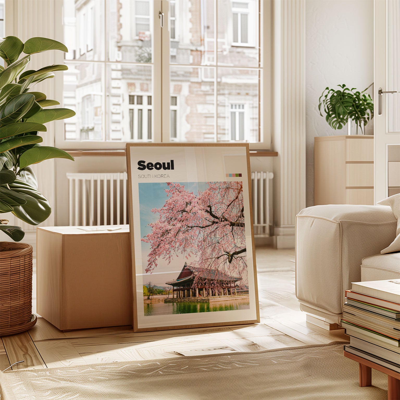 Seoul Lake Art Print