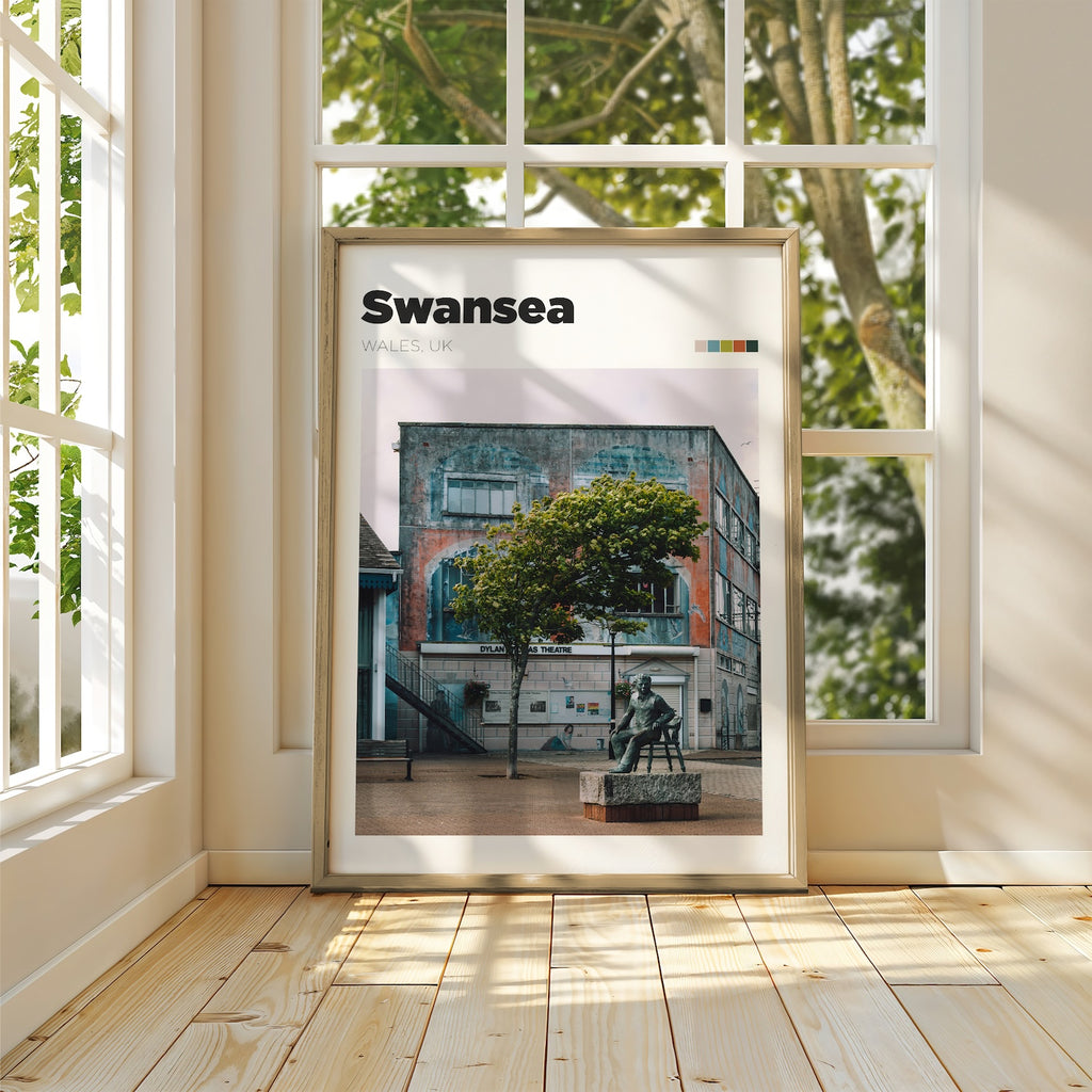 Swansea Theatre Art Print