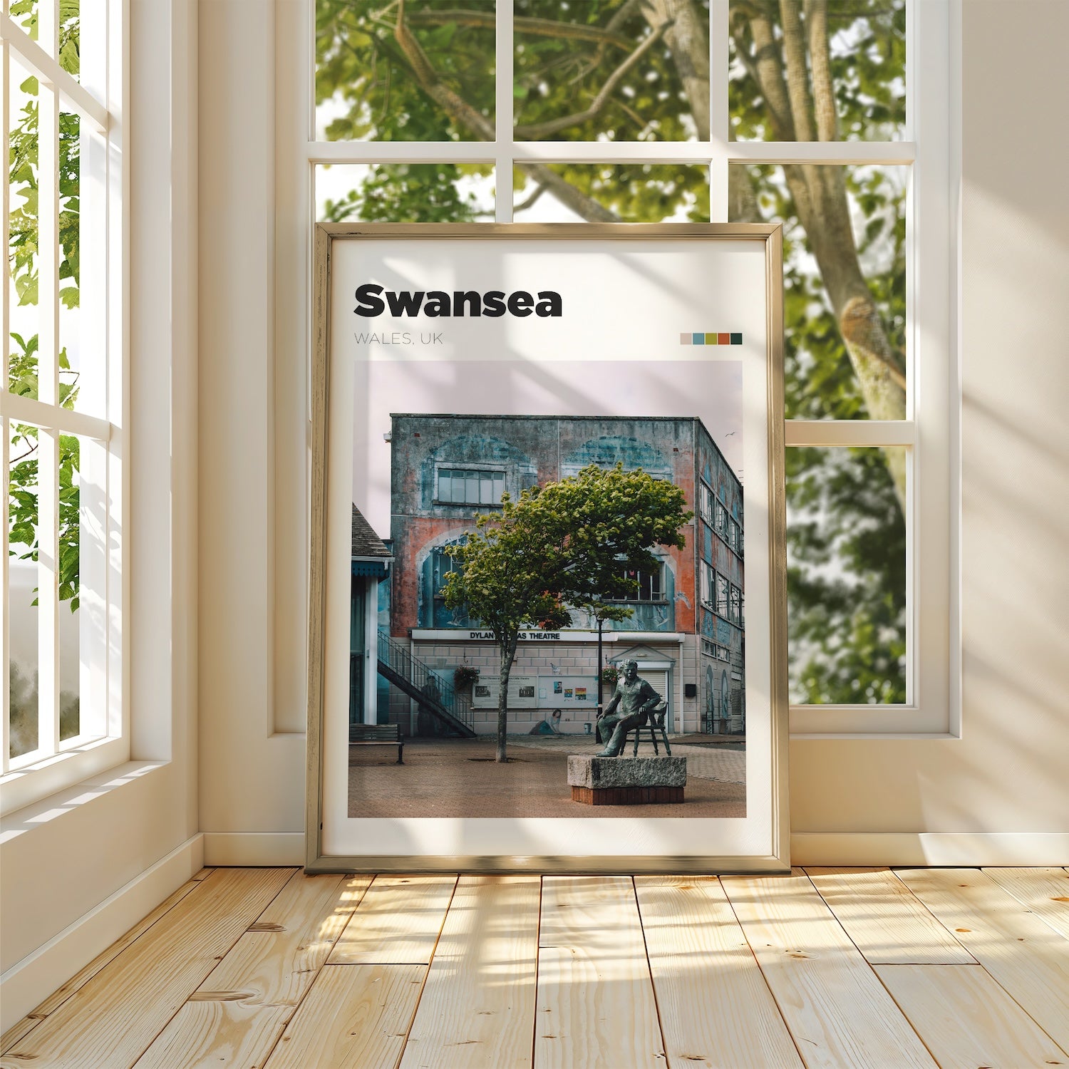 Swansea Theatre Art Print