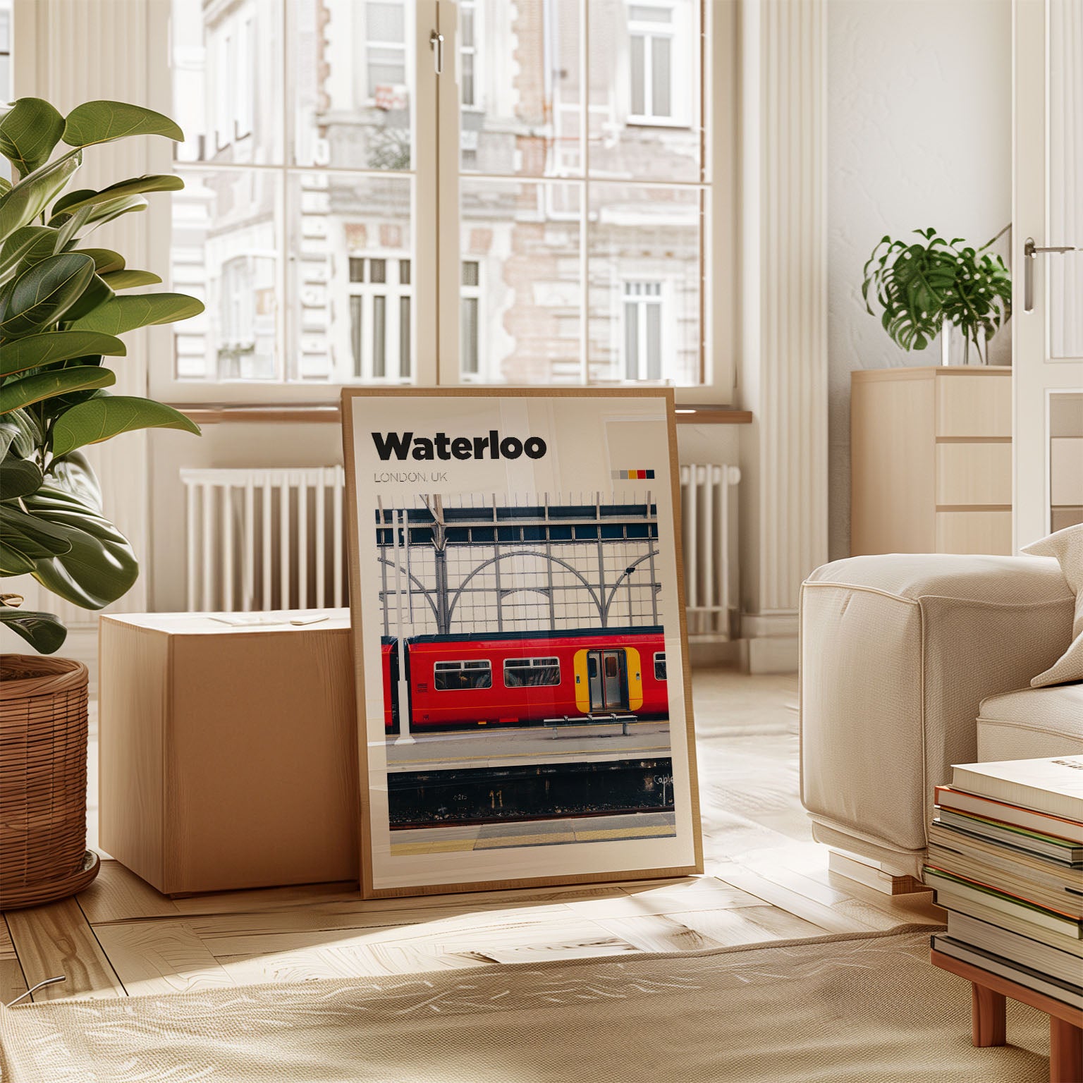 Waterloo Station Art Print
