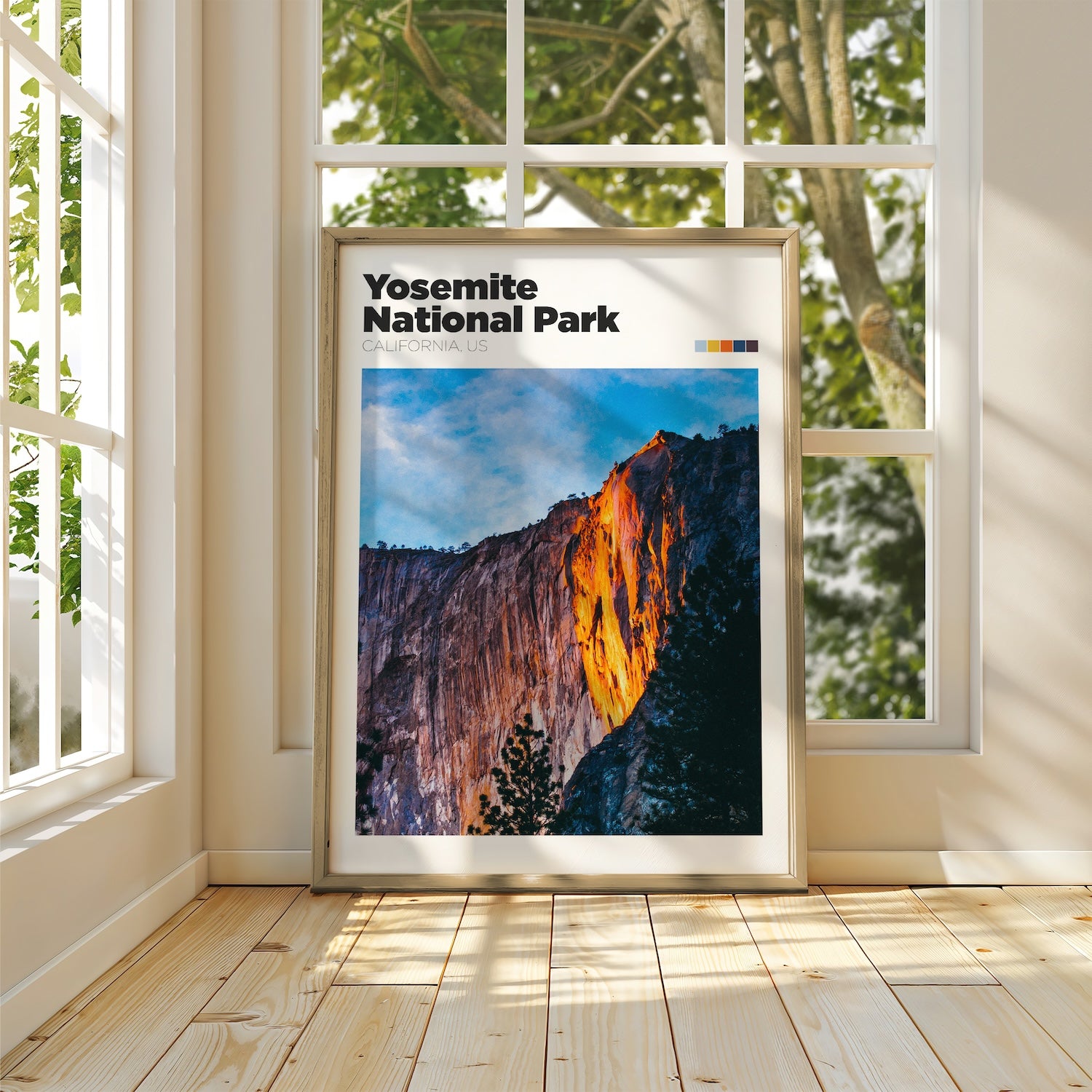 Yosemite National Park Firefall Art Print