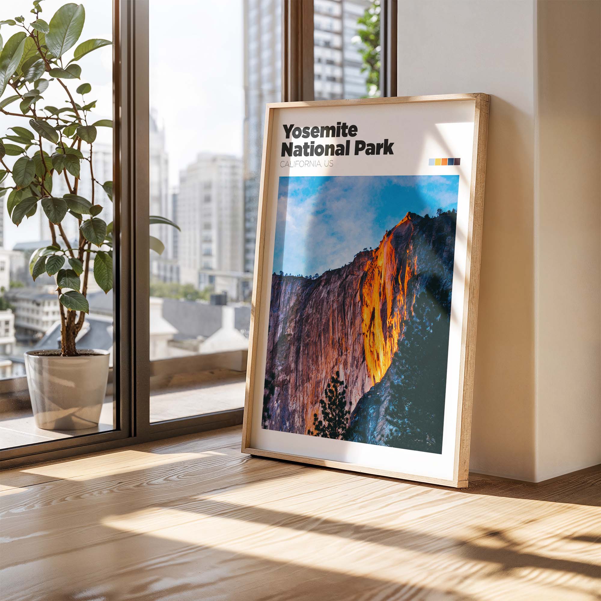 Yosemite National Park Firefall Art Print
