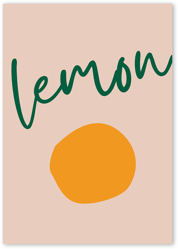 Lemon Art Print