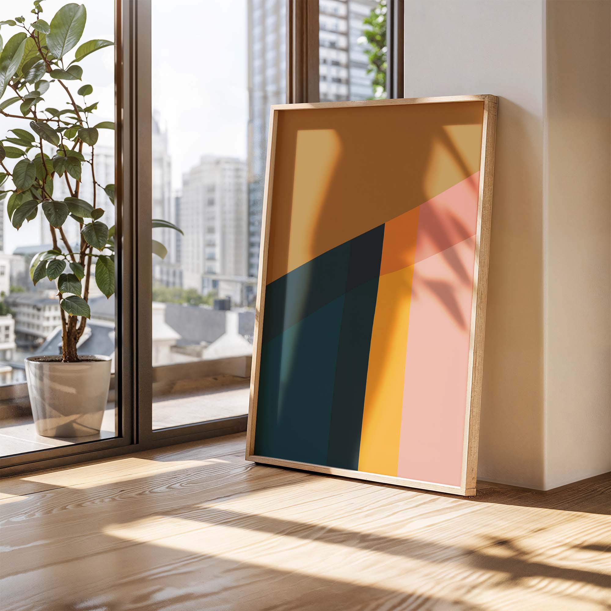 Abstract Blocks | Art Print Set of 3