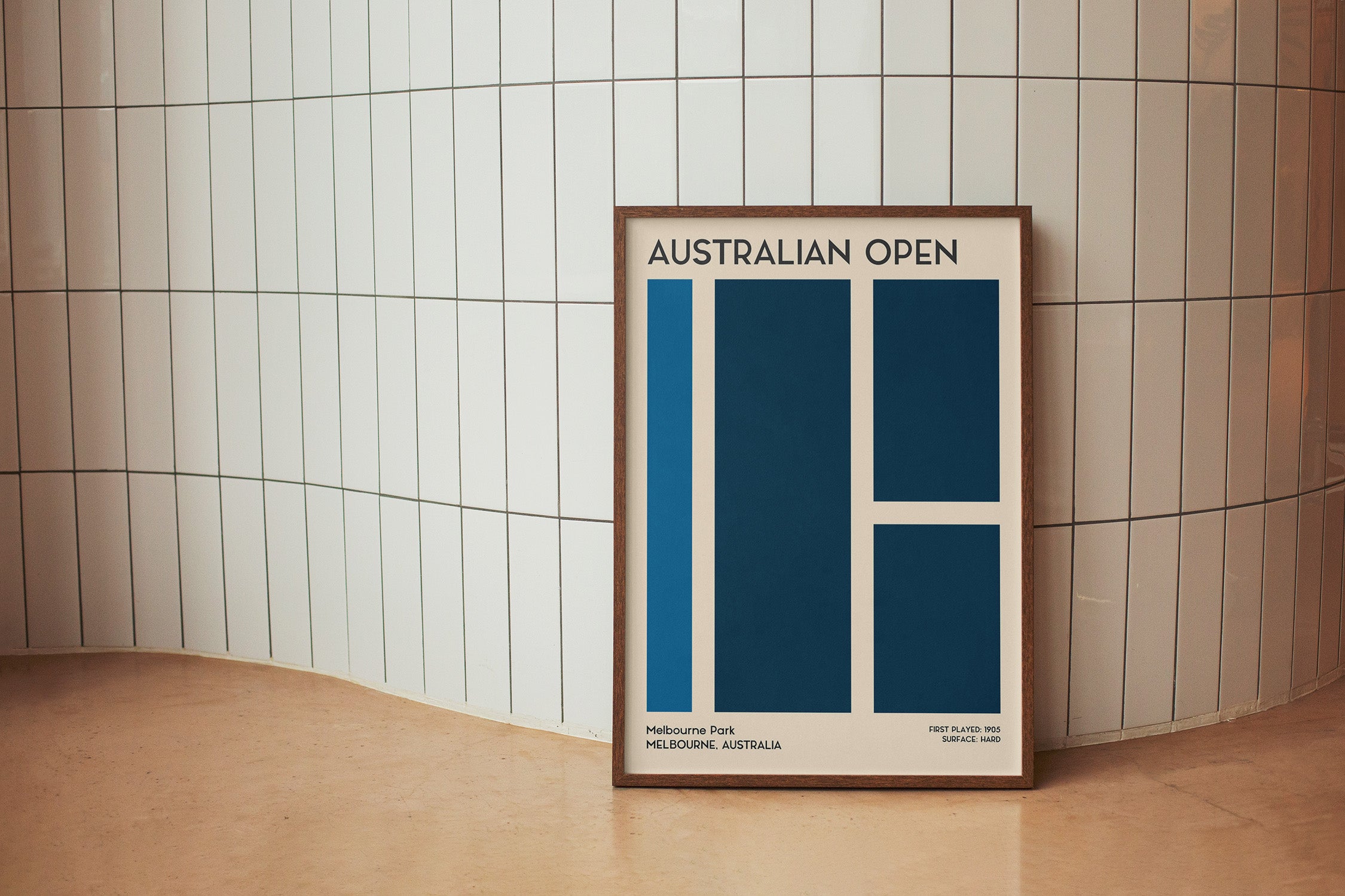 Australian Open Tennis Art Print