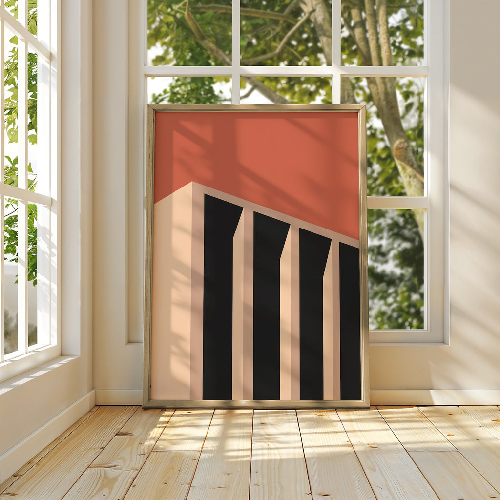 Bauhaus Architecture: Sunset | Art Print No.003