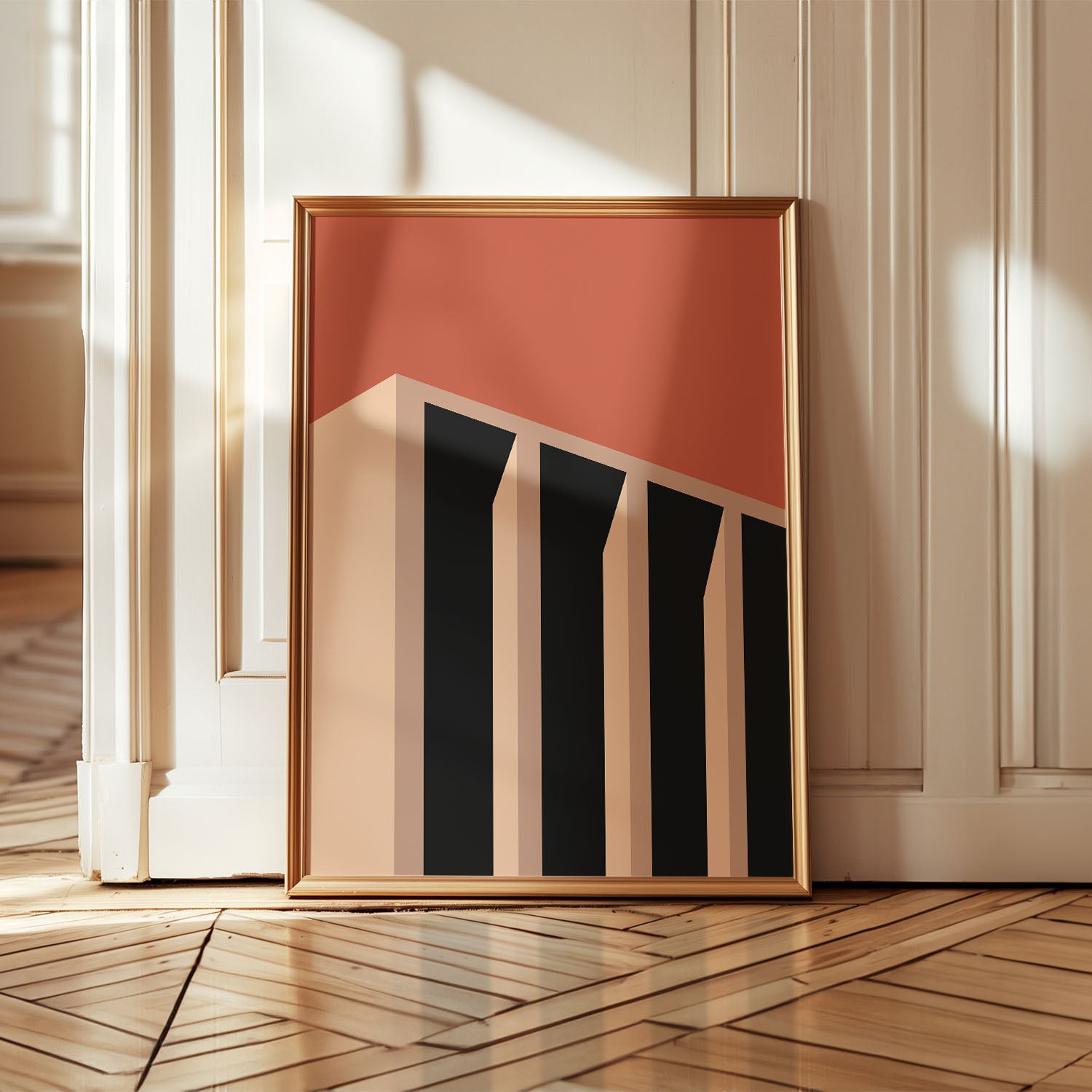 Bauhaus Architecture: Sunset | Art Print No.003