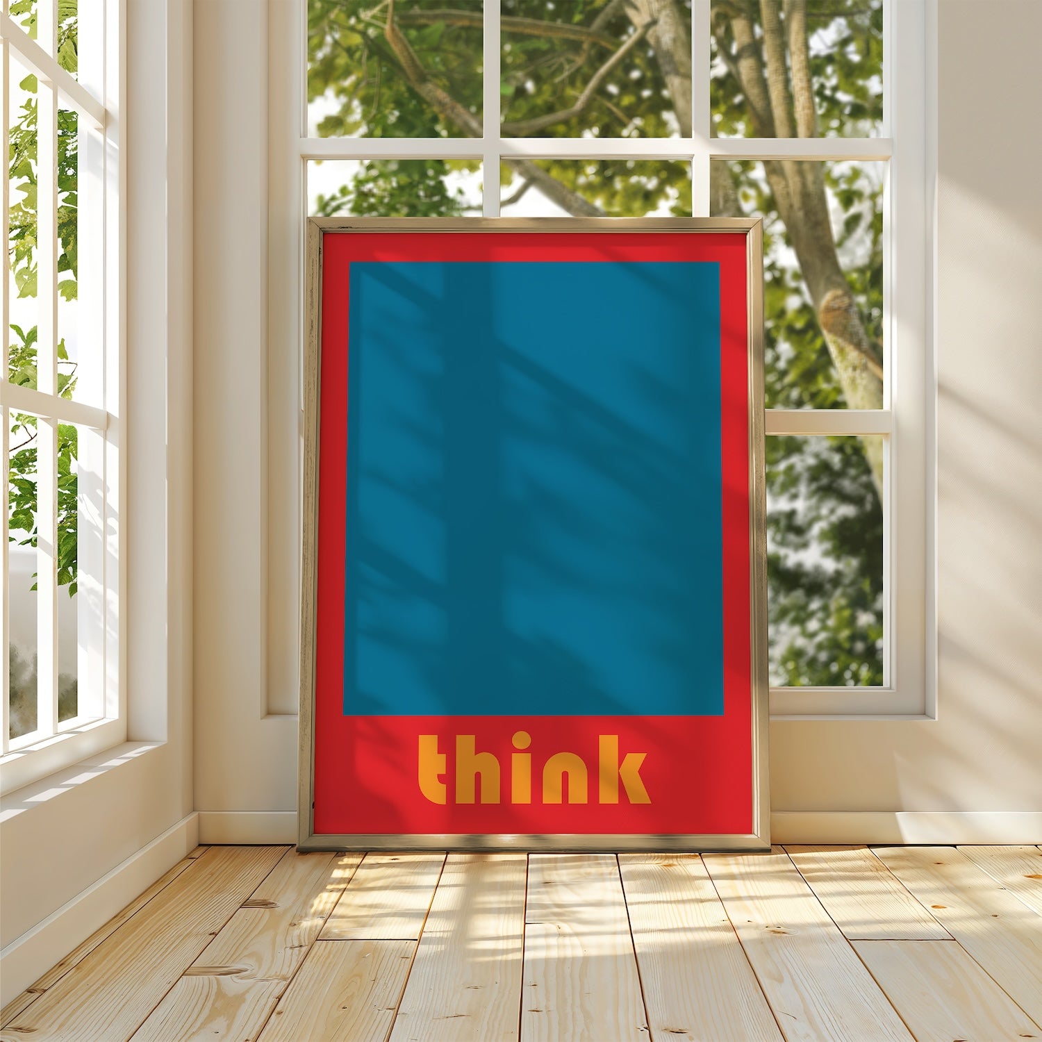 Think Art Print