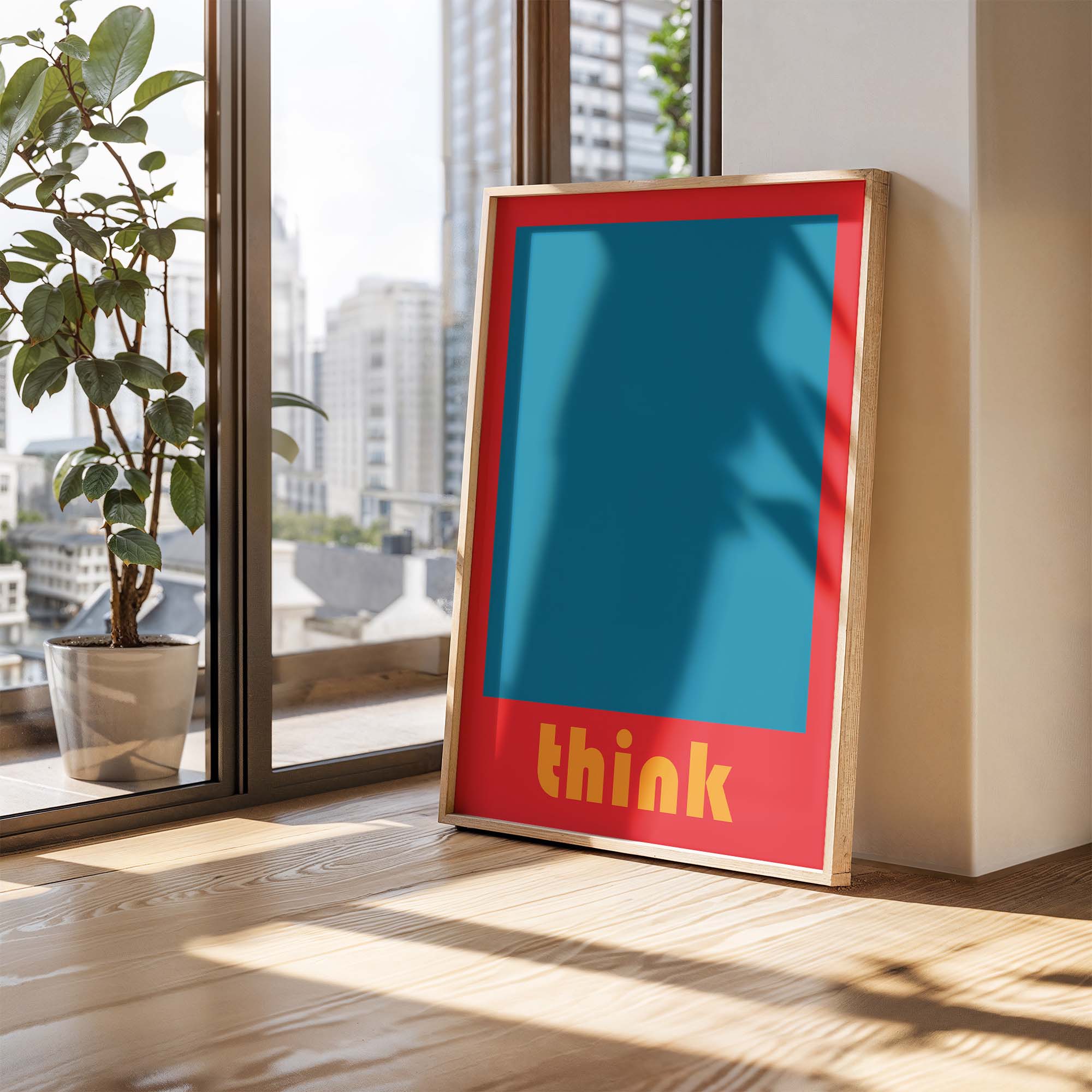 Think Art Print