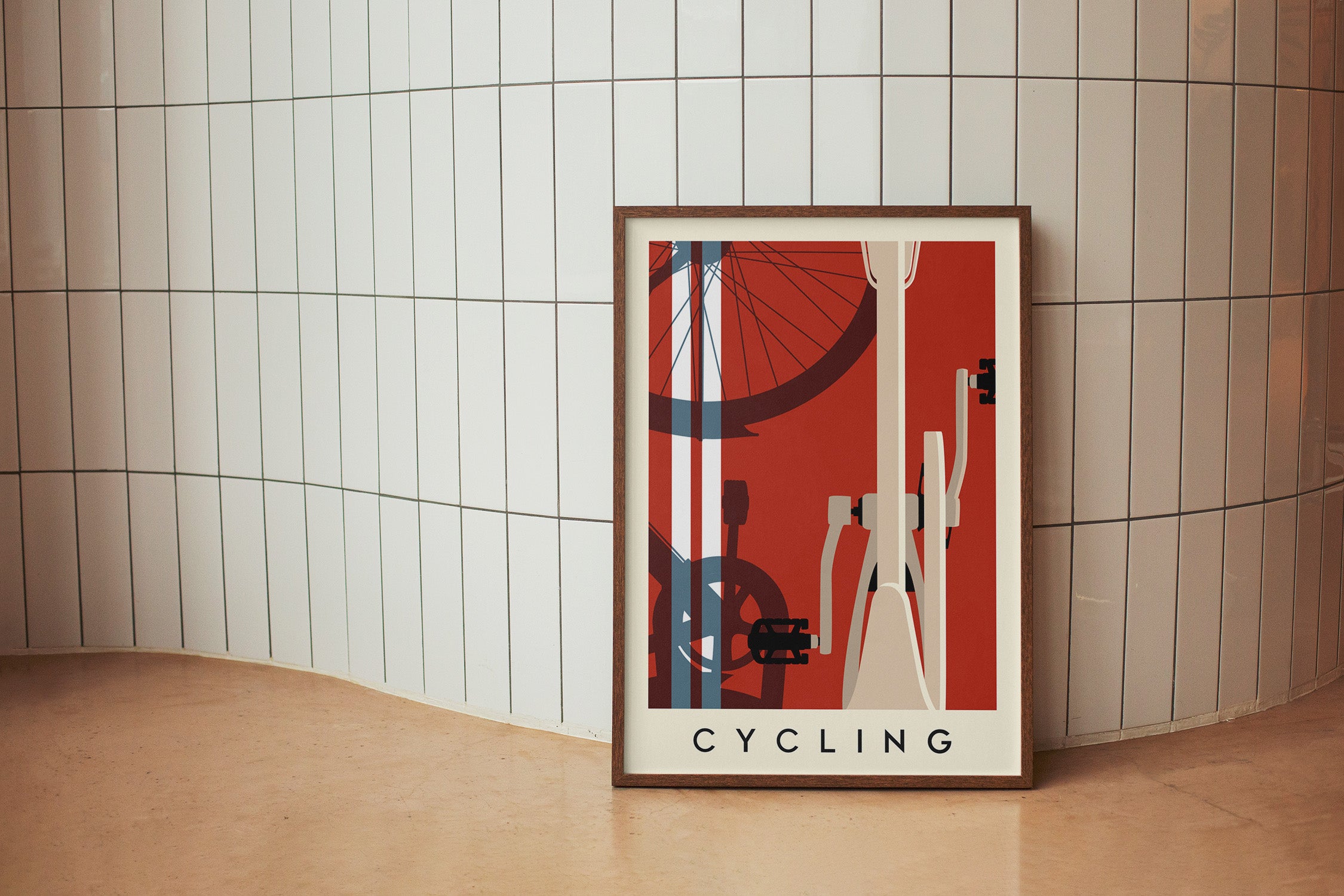 Cycling Art Print