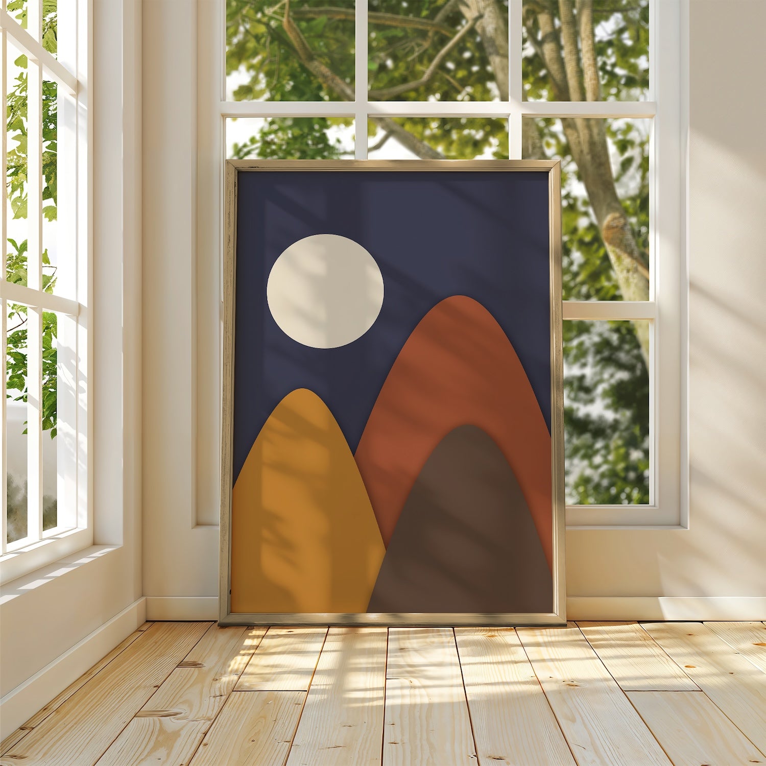 Follow the Moon Art Print