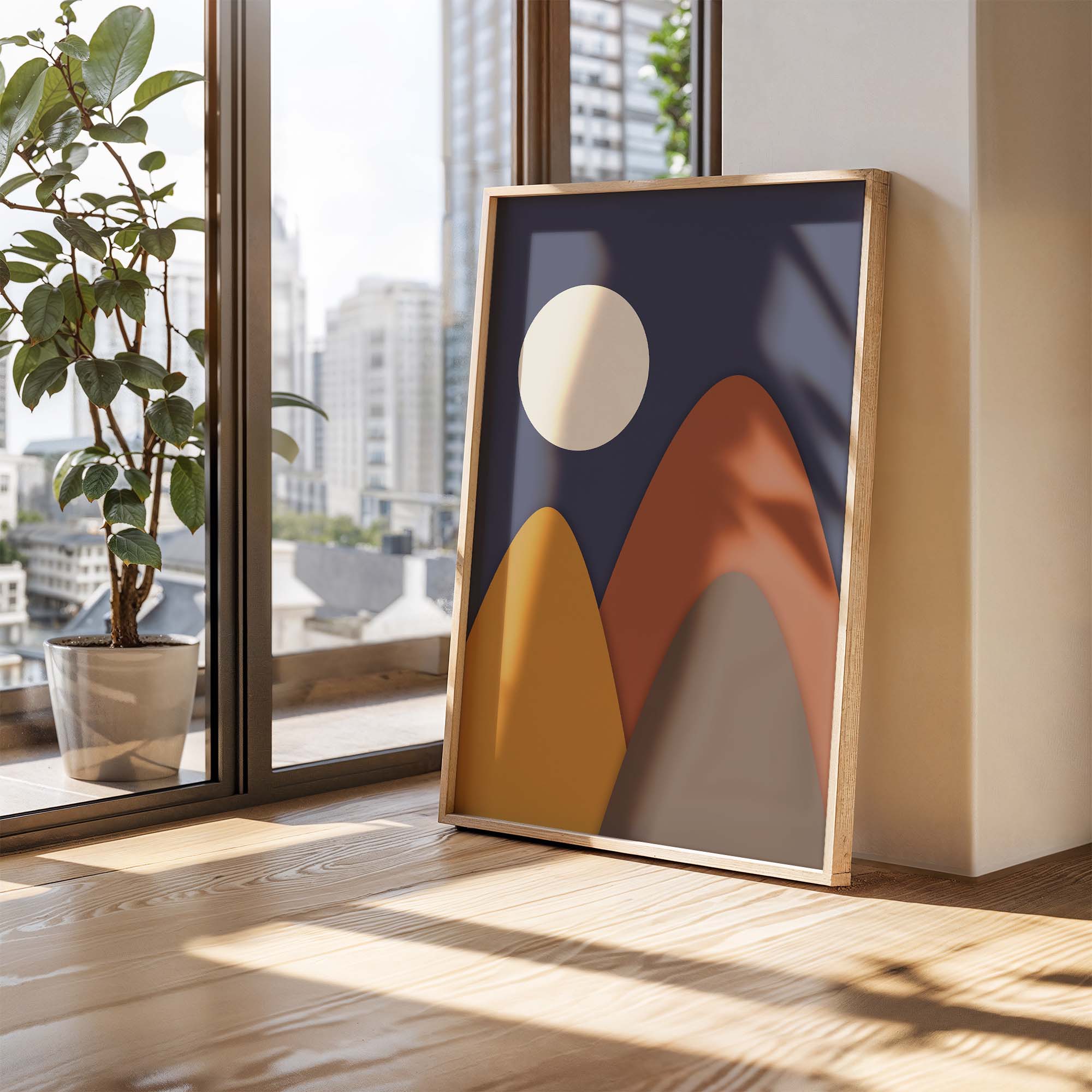 Follow the Moon Art Print