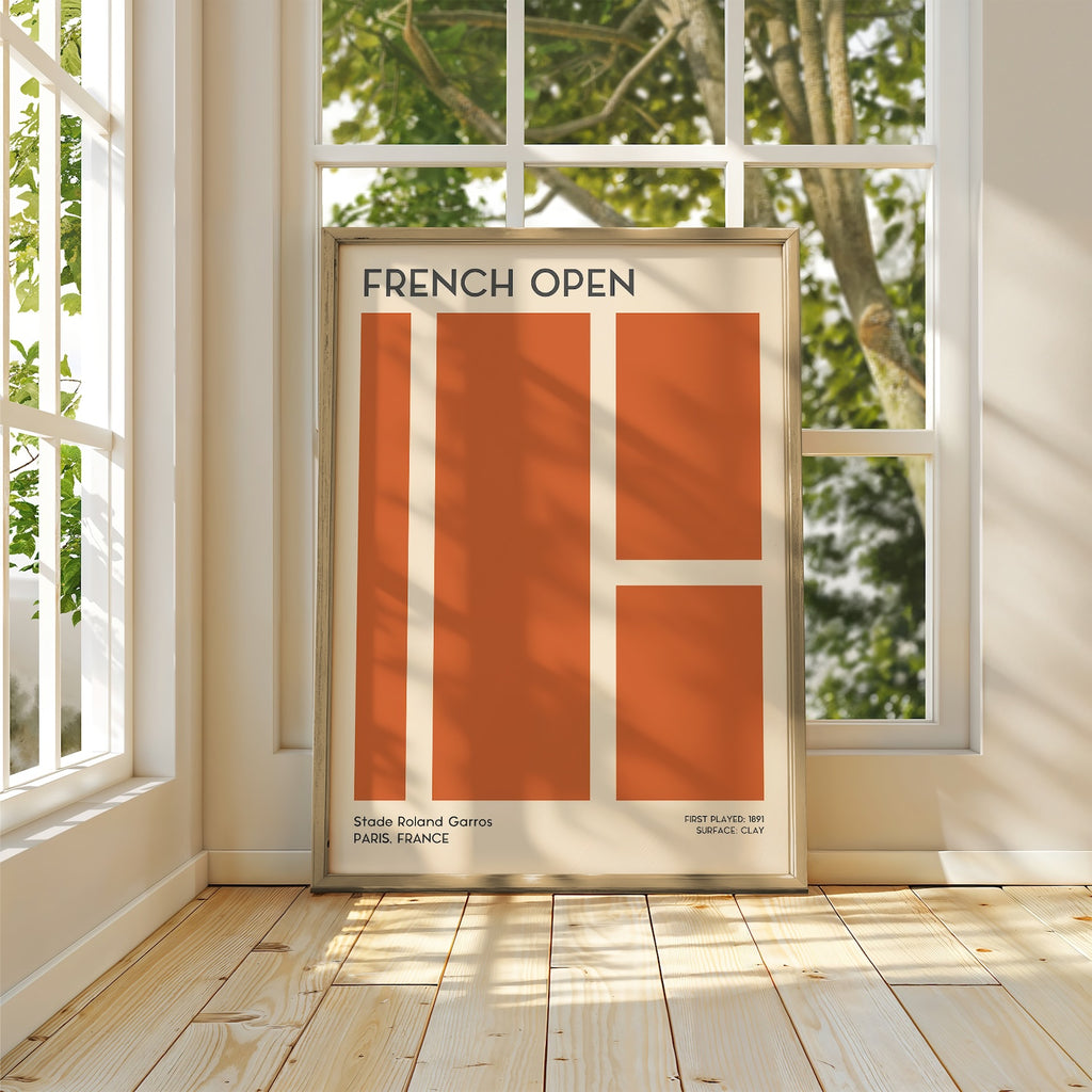 French Open Tennis Art Print