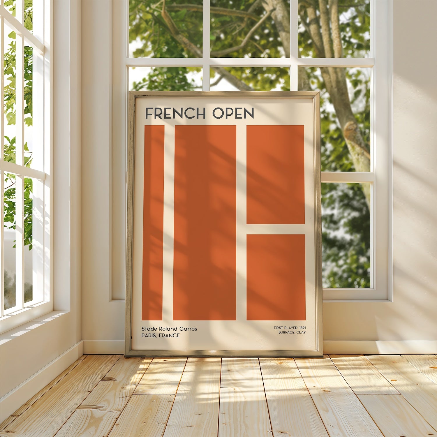 French Open Tennis Art Print