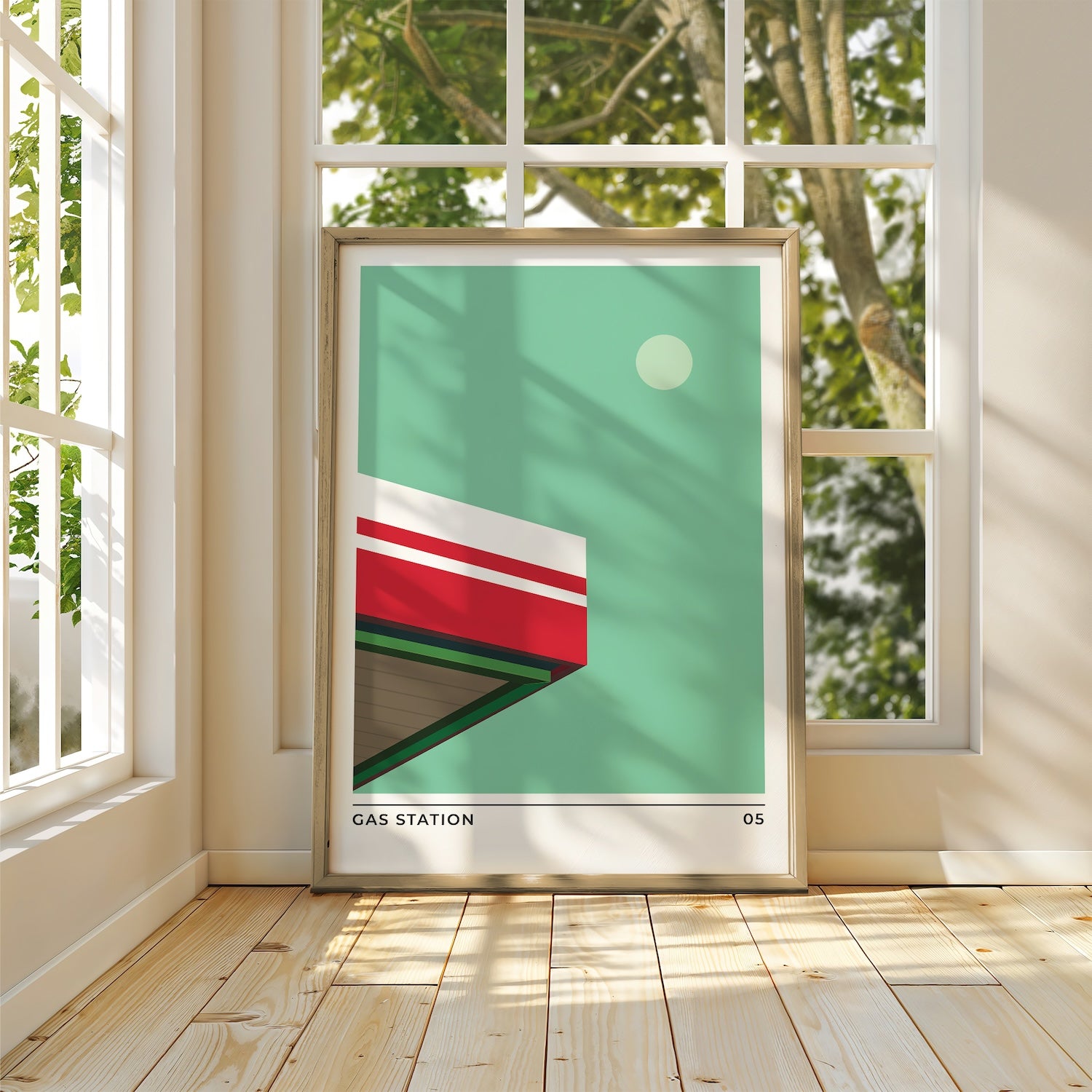 Gas Station Art Print