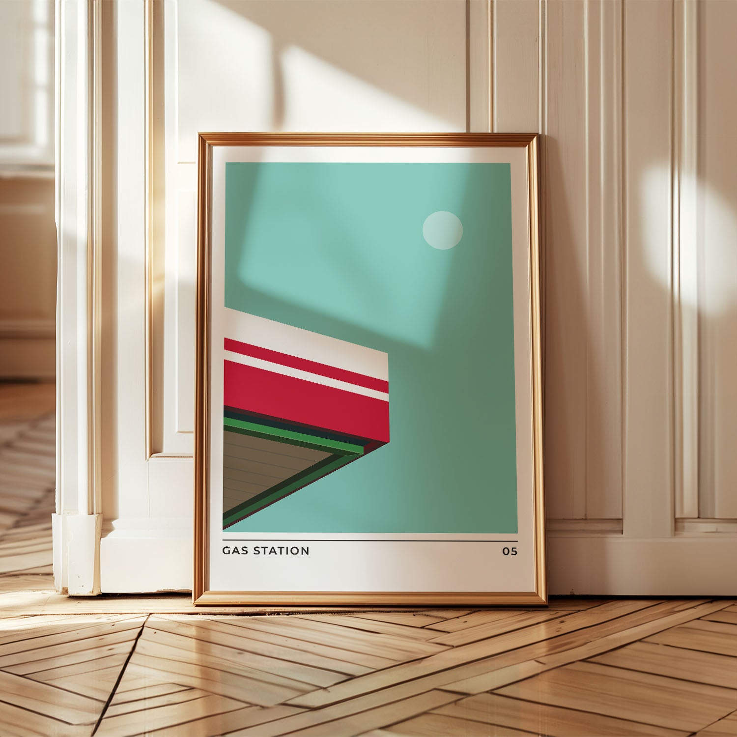 Gas Station Art Print