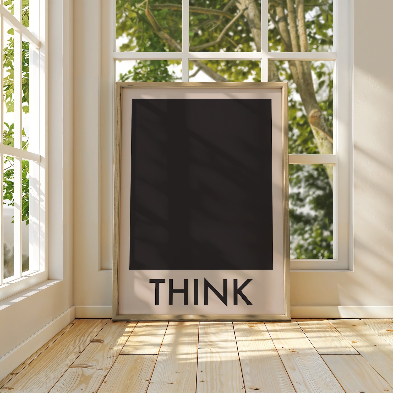Think Black Art Print