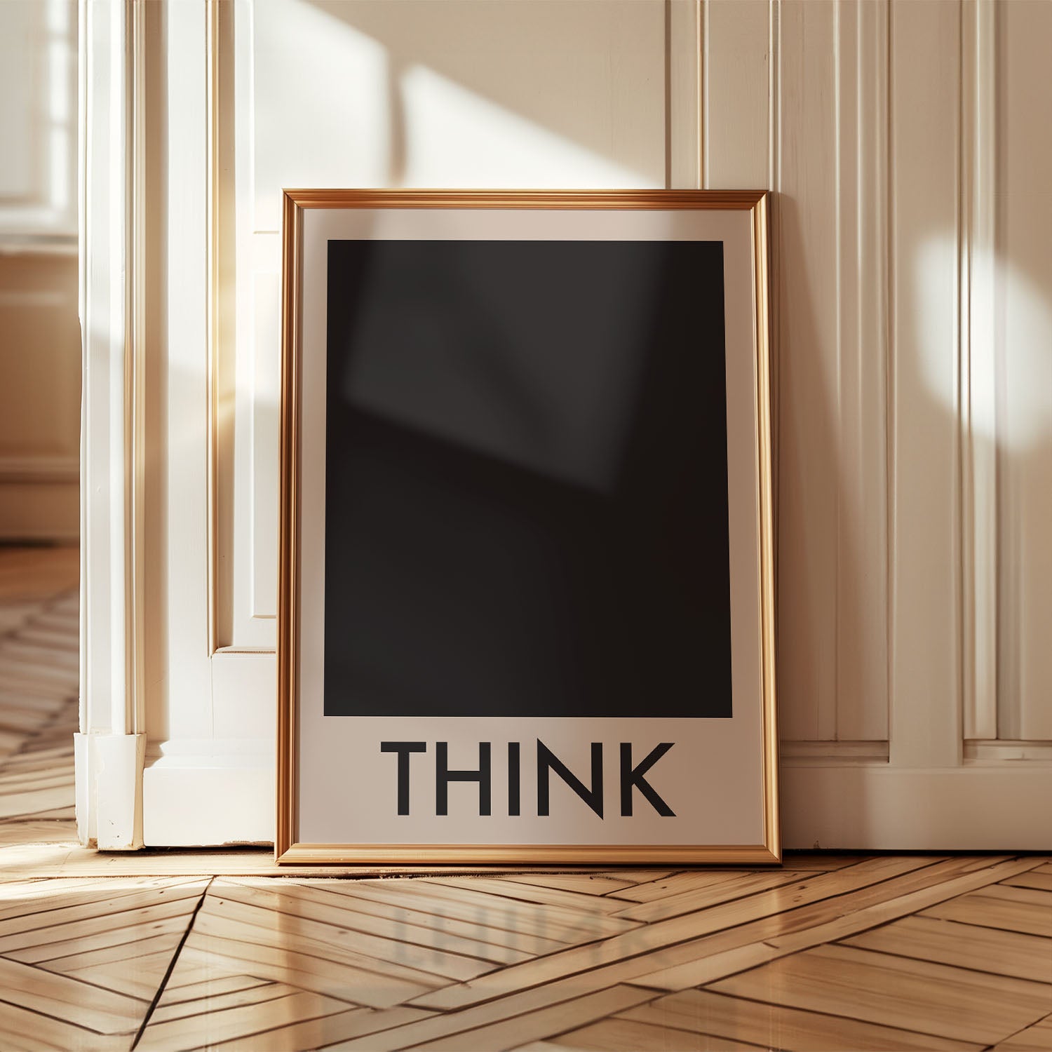 Think Black Art Print