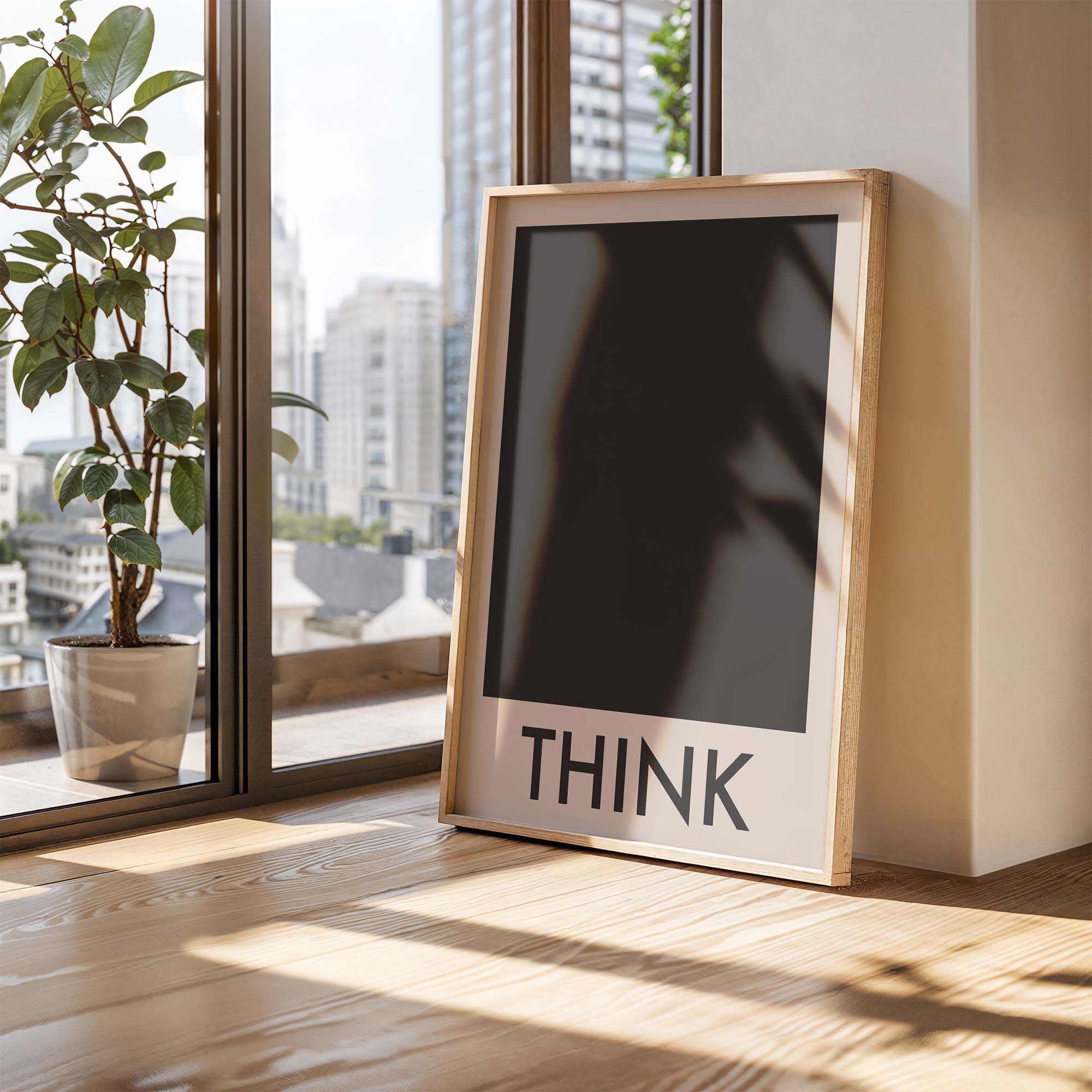 Think Black Art Print