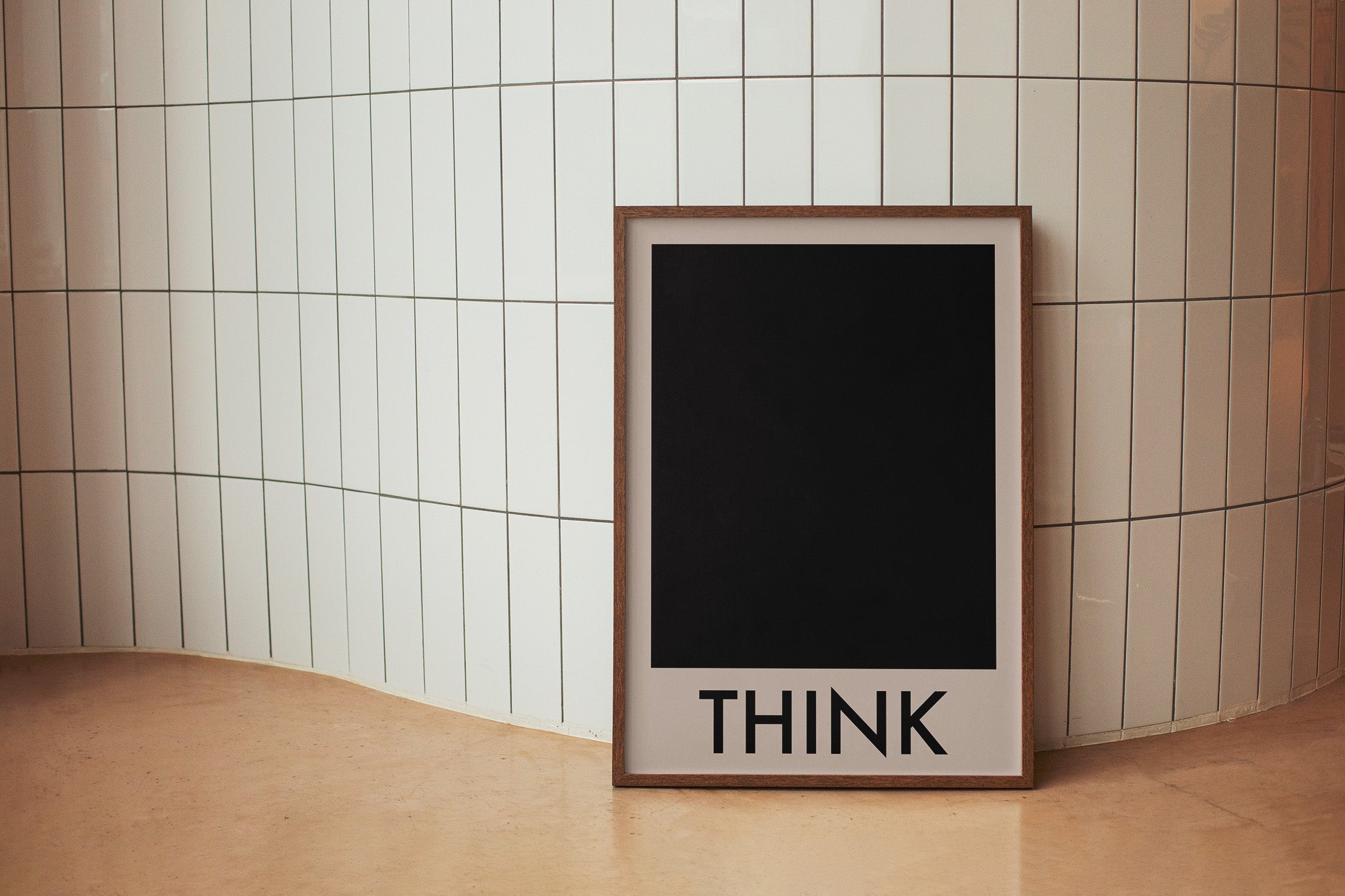 Think Black Art Print