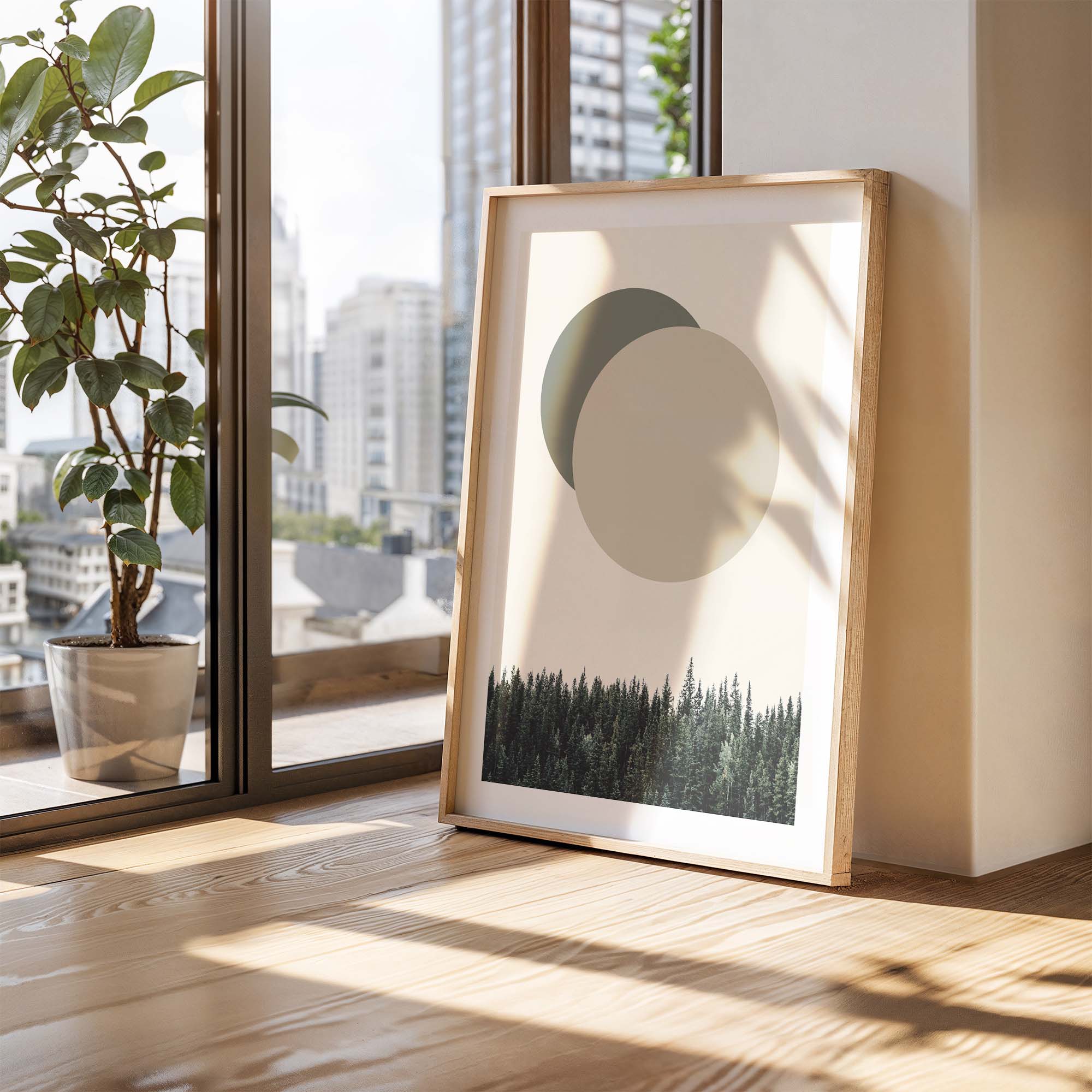 Forest | Nature Eclipse Art Print