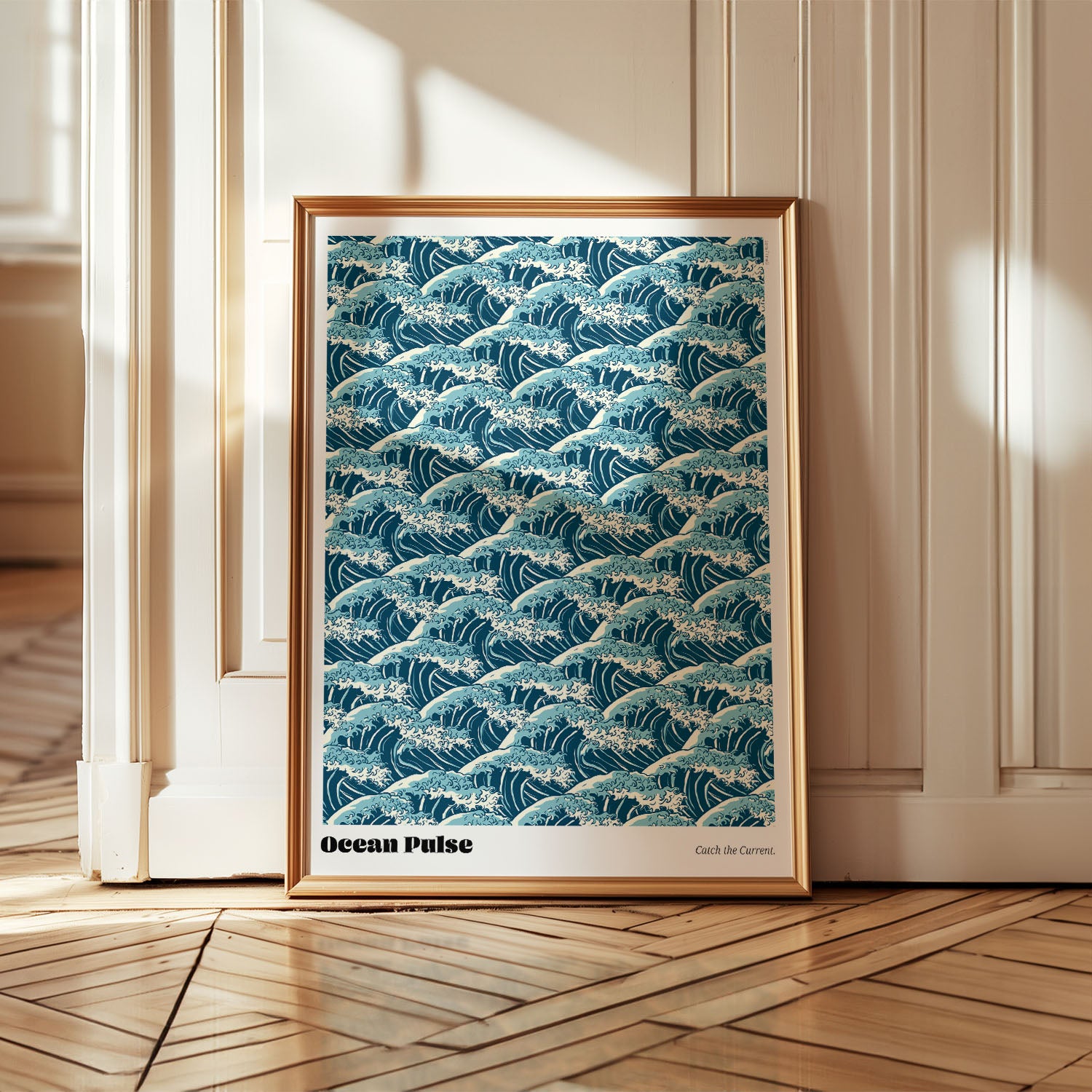 Ocean Pulse Print | The Pattern Gallery Art