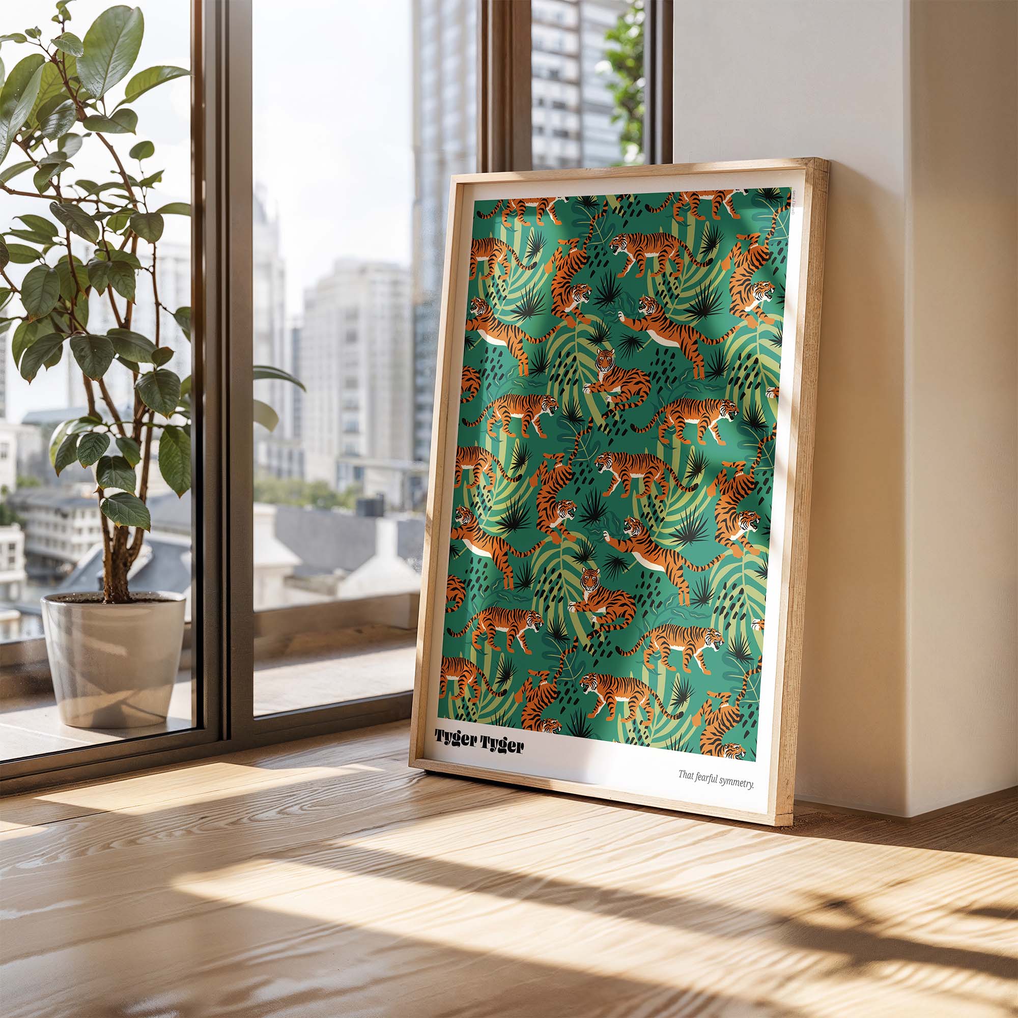 Tyger Tyger Print | The Pattern Gallery Art
