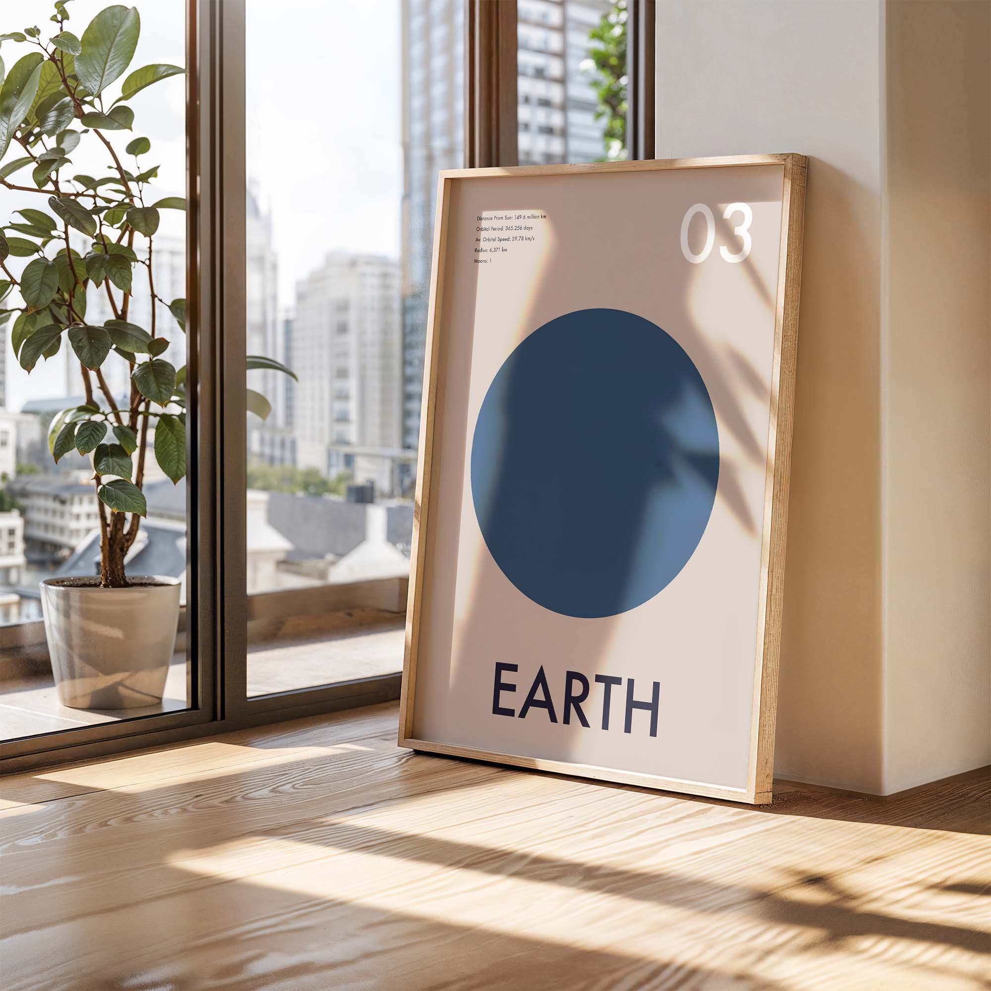 Planet Earth Art Print