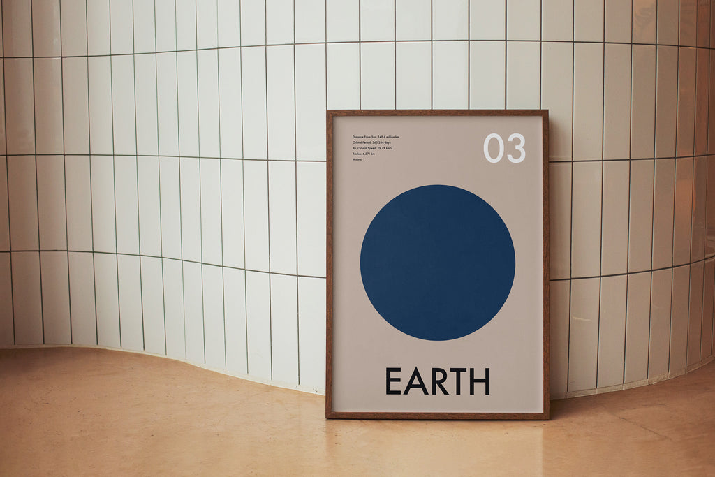 Planet Earth Art Print