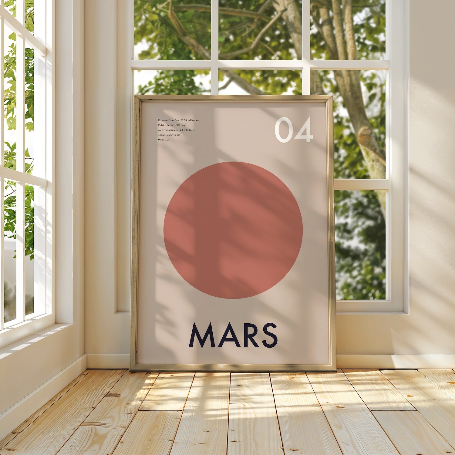 Planet Mars Art Print