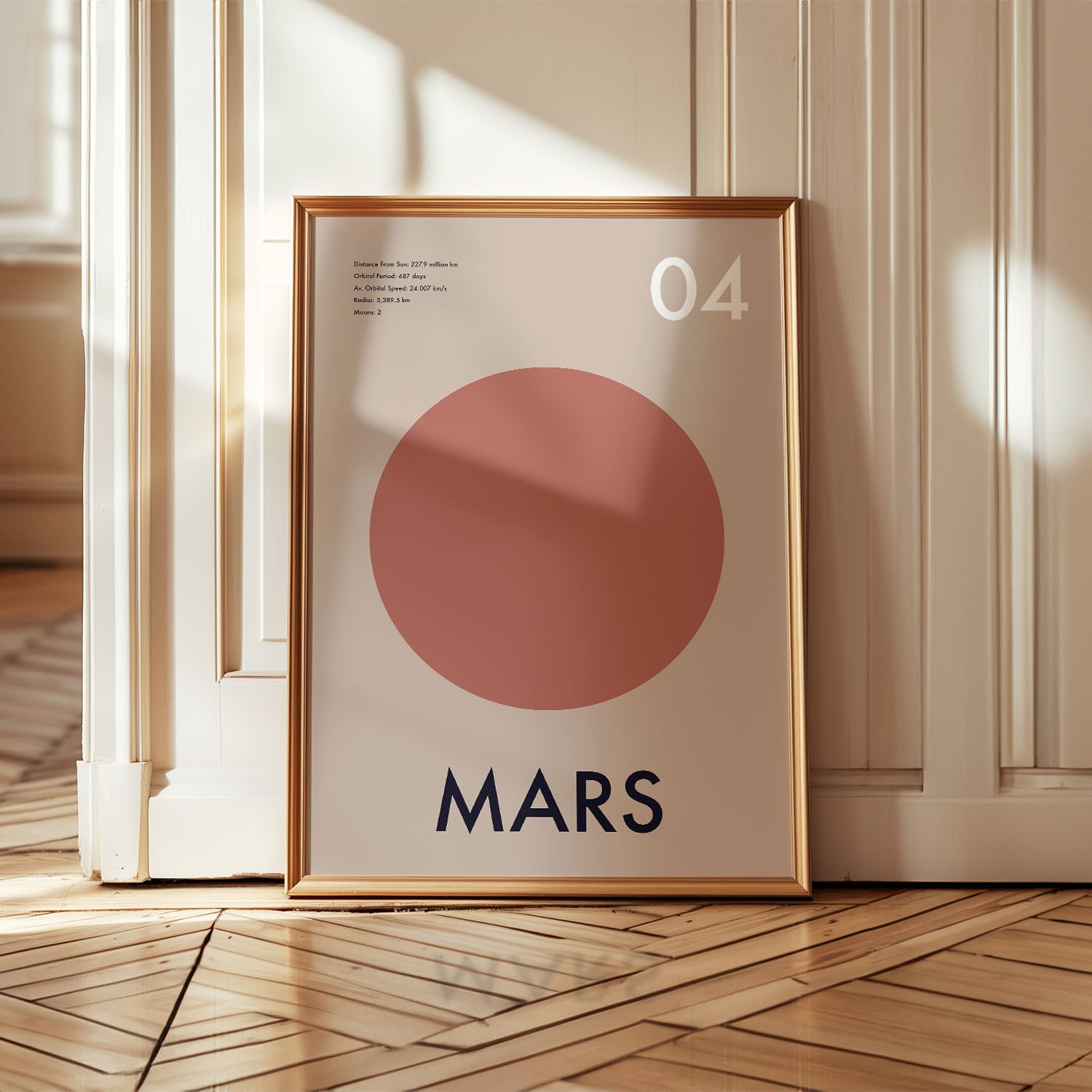 Planet Mars Art Print