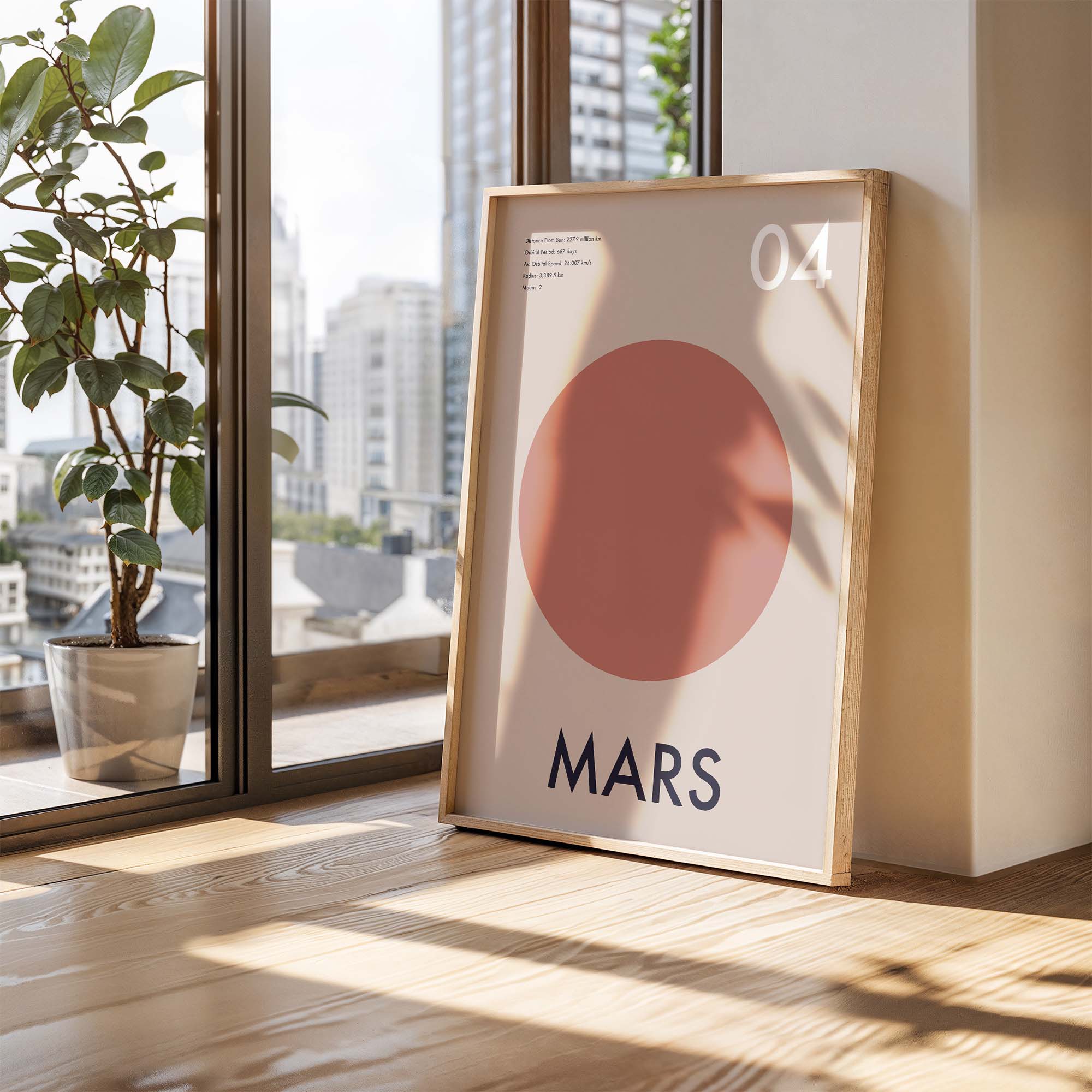 Planet Mars Art Print