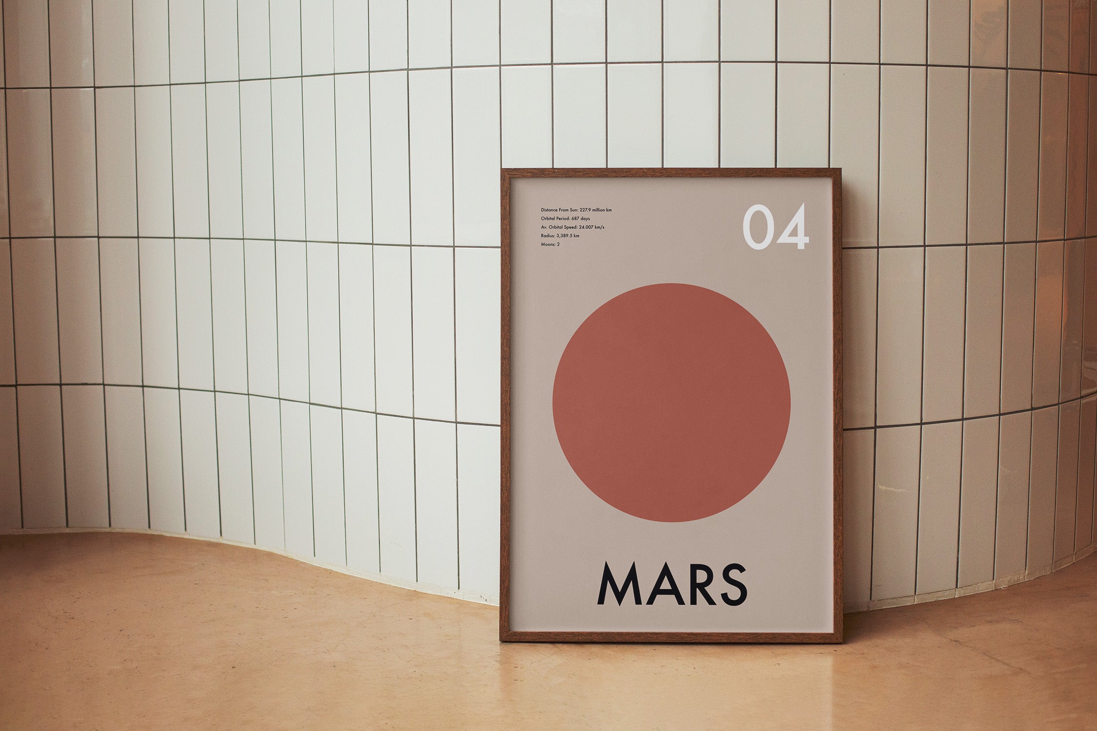 Planet Mars Art Print
