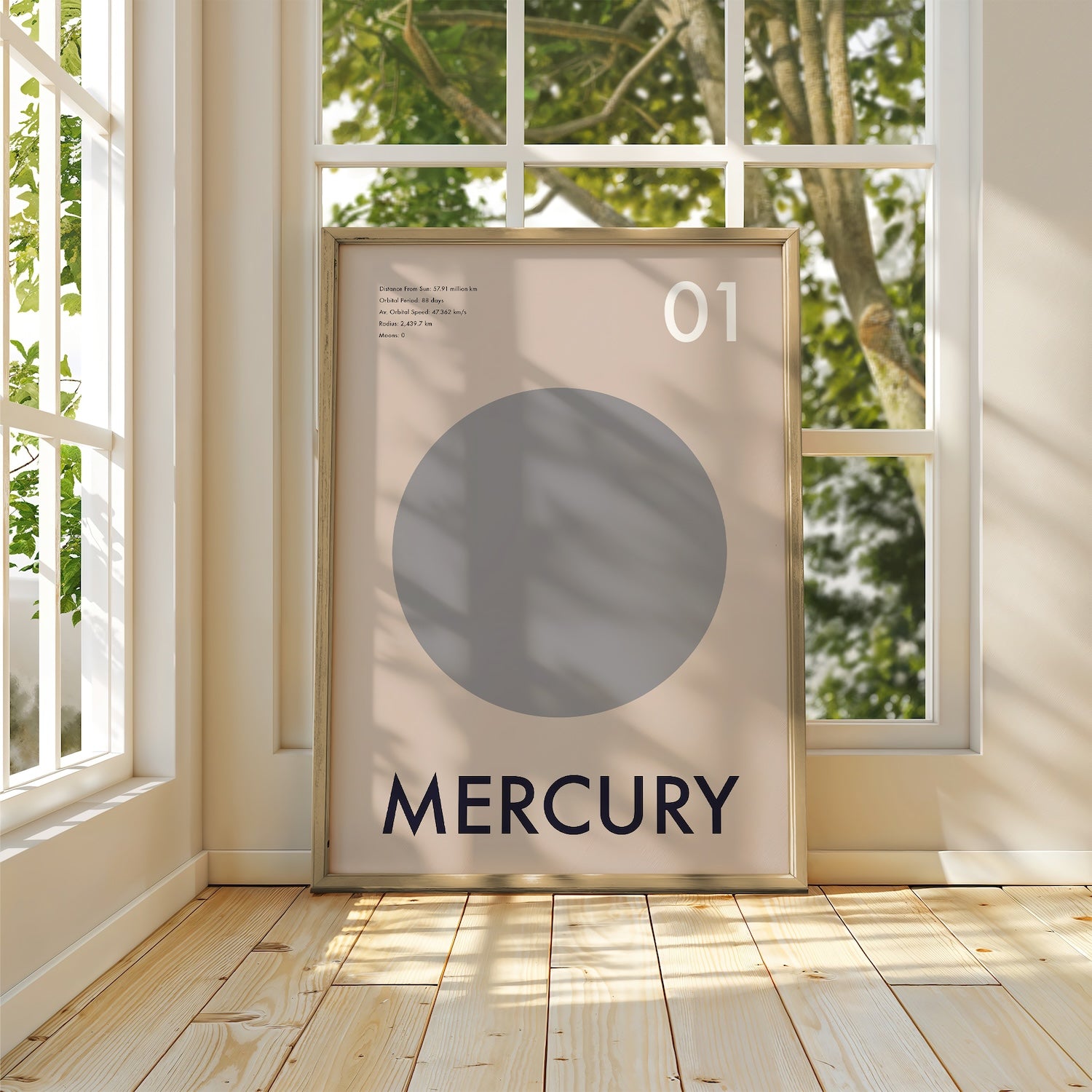 Planet Mercury Art Print