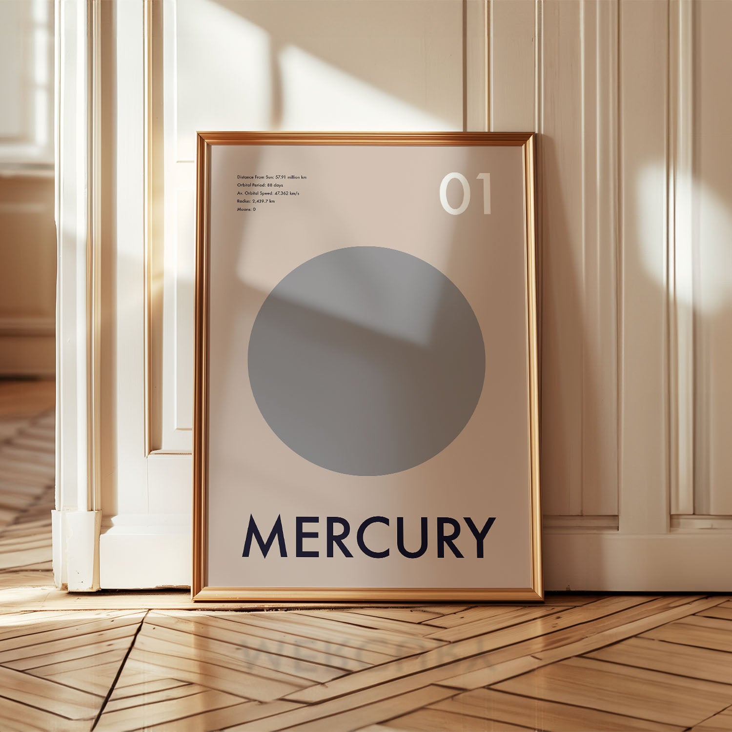 Planet Mercury Art Print