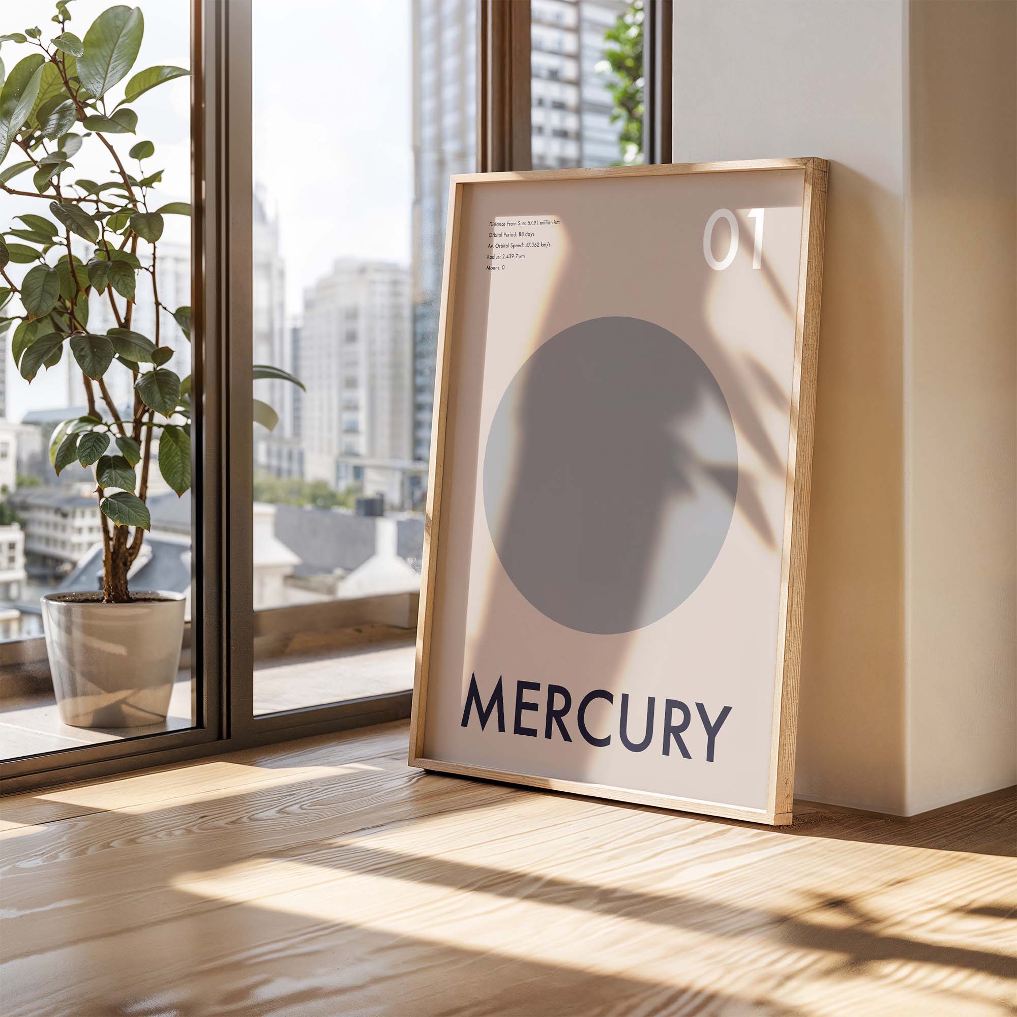 Planet Mercury Art Print