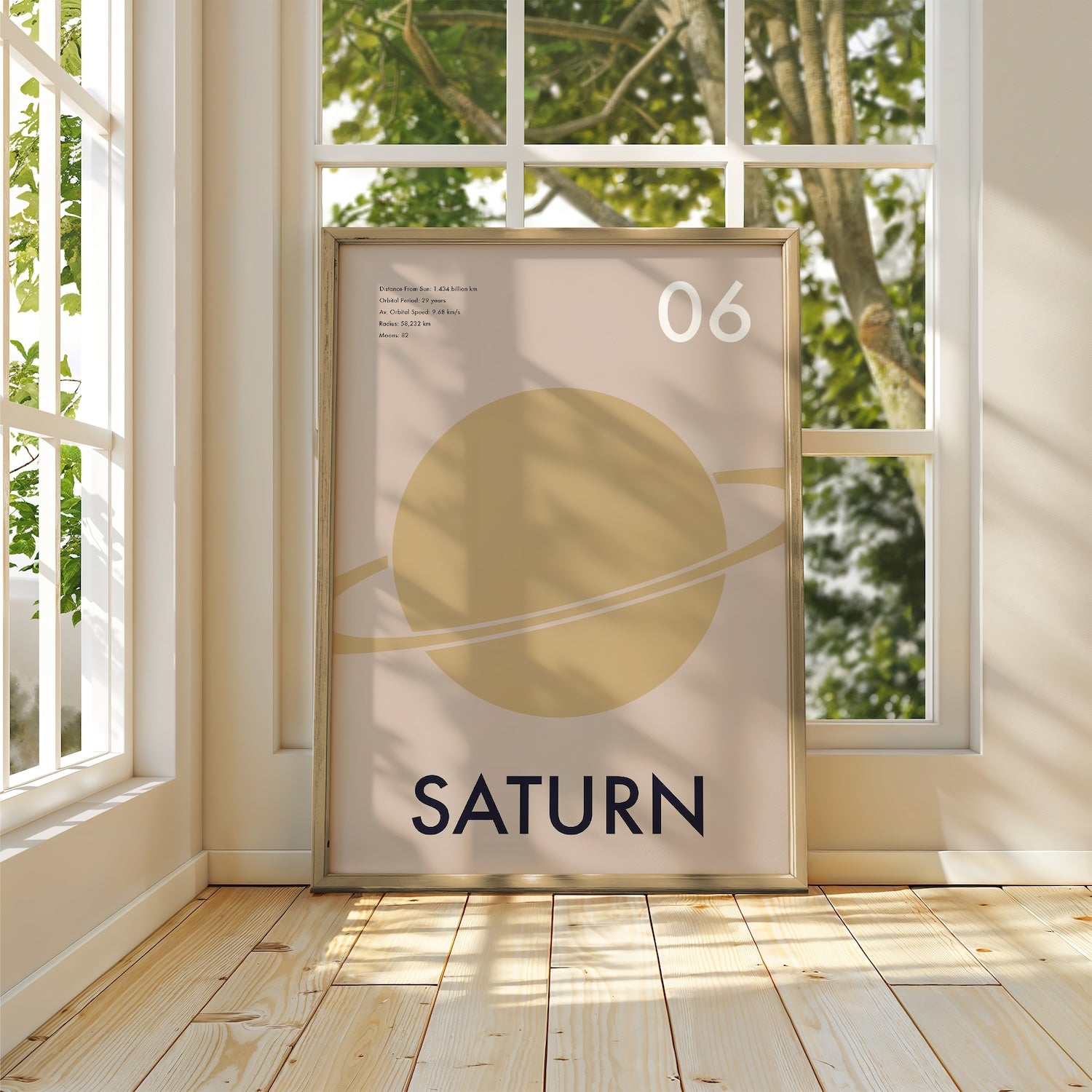 Planet Saturn Art Print