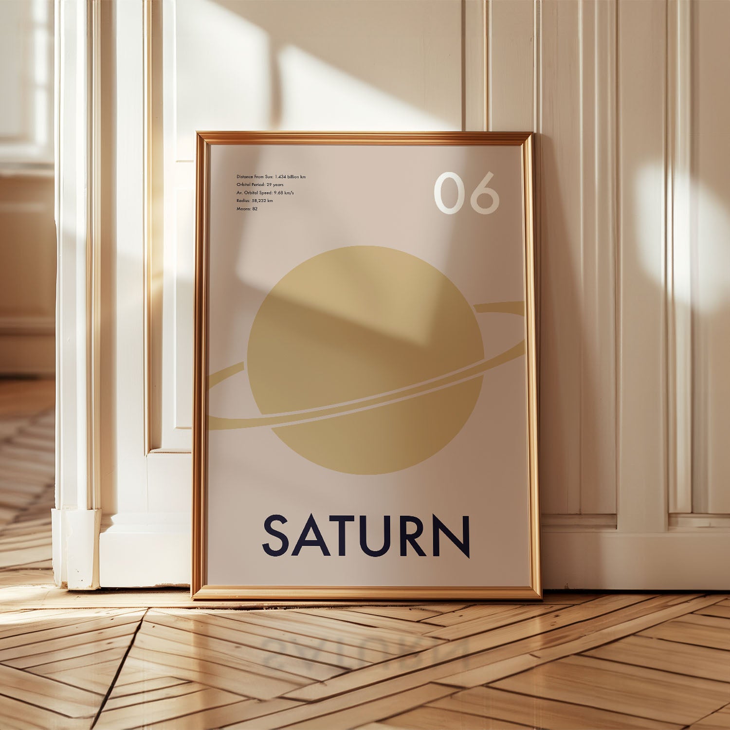 Planet Saturn Art Print