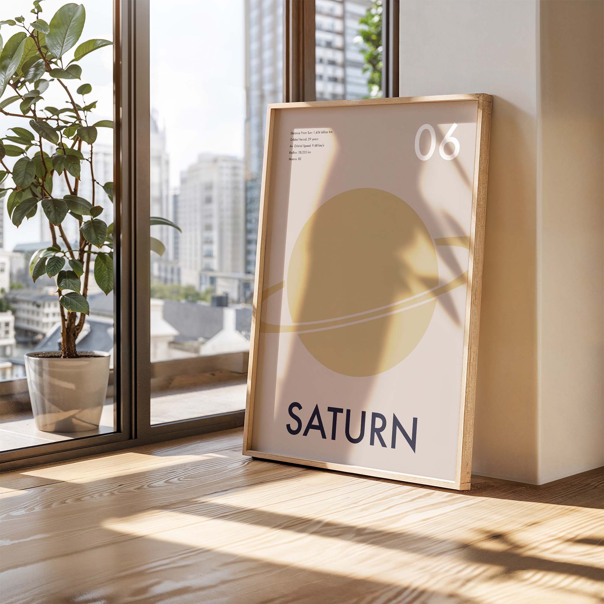 Planet Saturn Art Print
