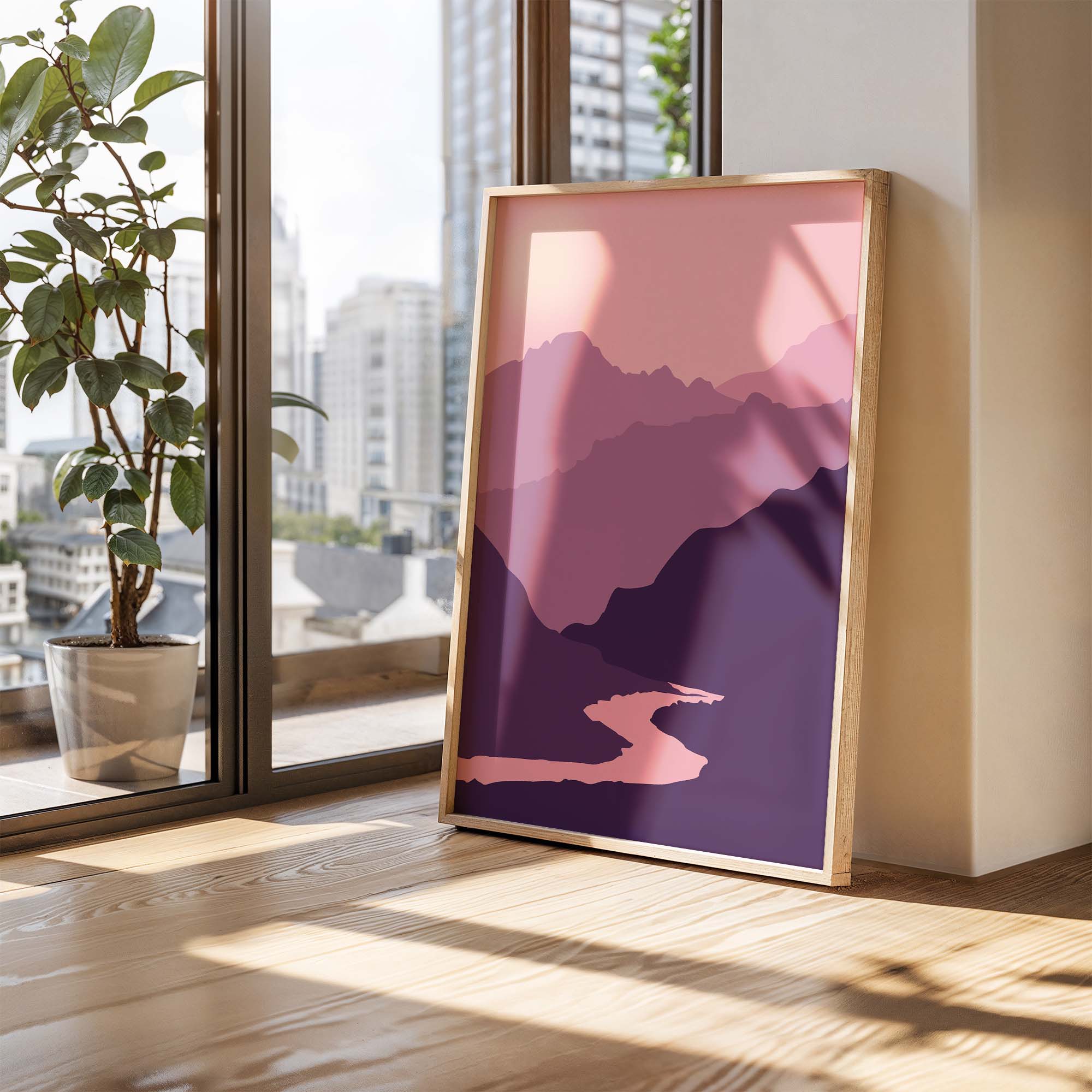 Purple Mist Art Print