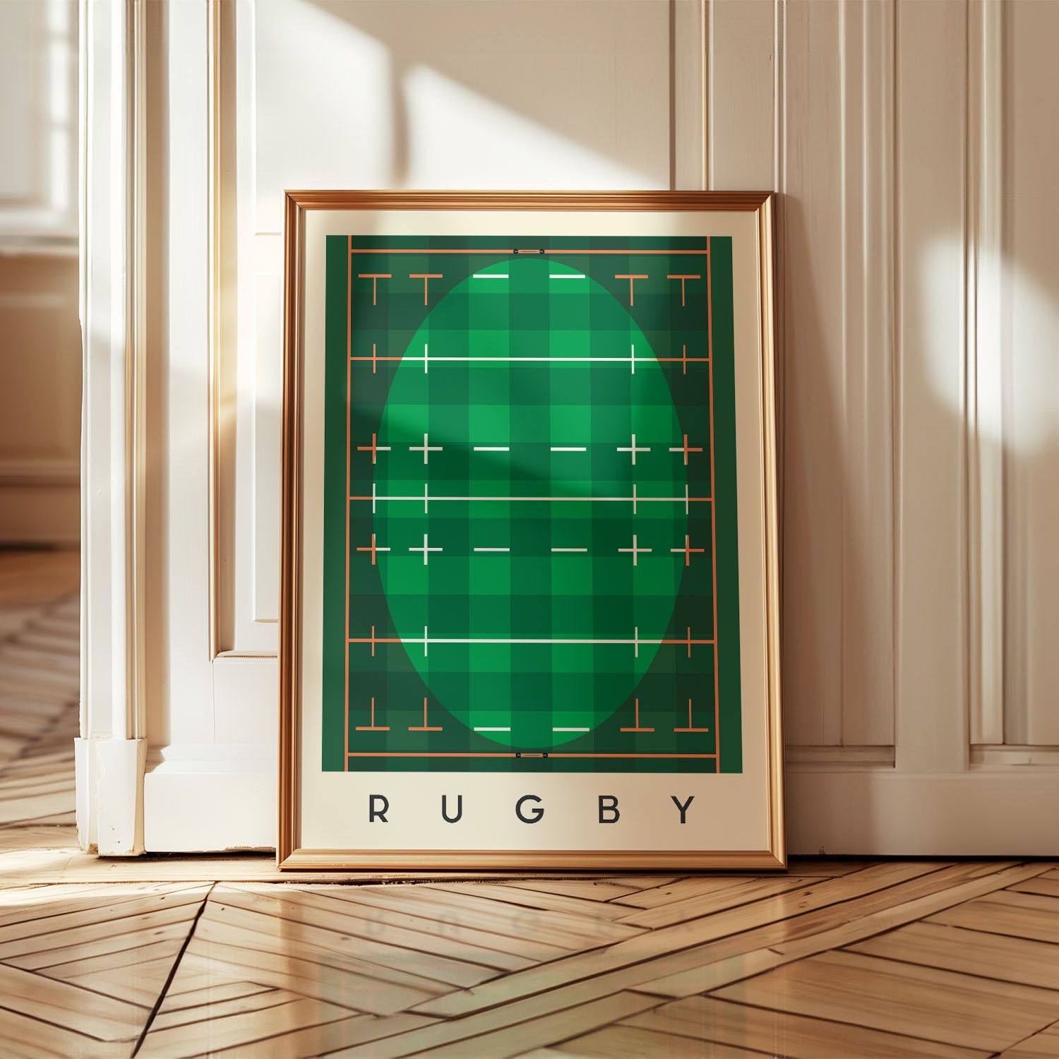 Rugby Art Print