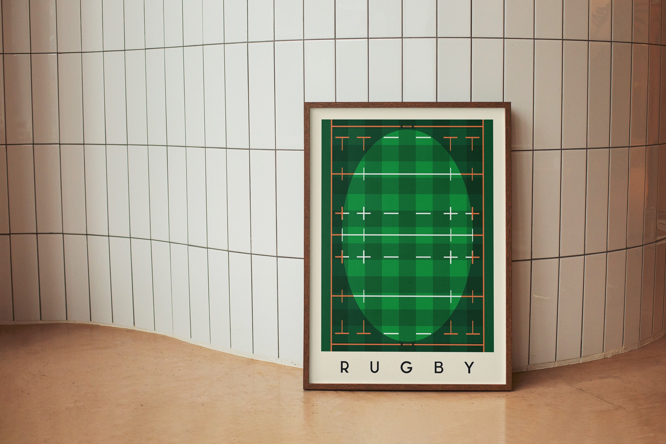 Rugby Art Print