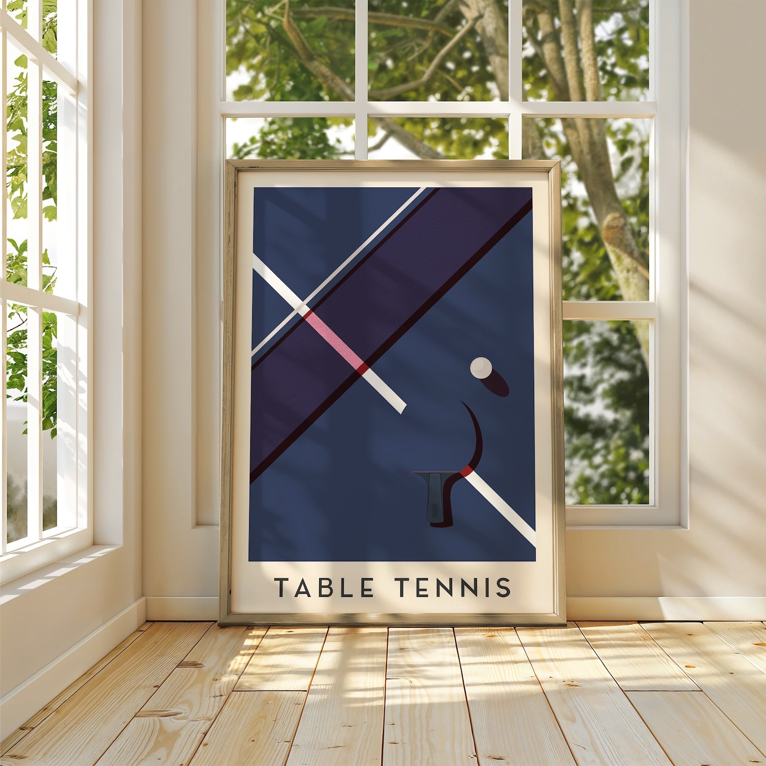 Table Tennis Art Print